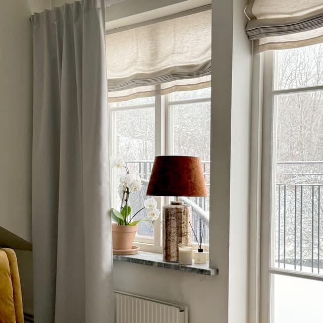 Nightfall Gardinenschal Blackout Light Grey 275x250