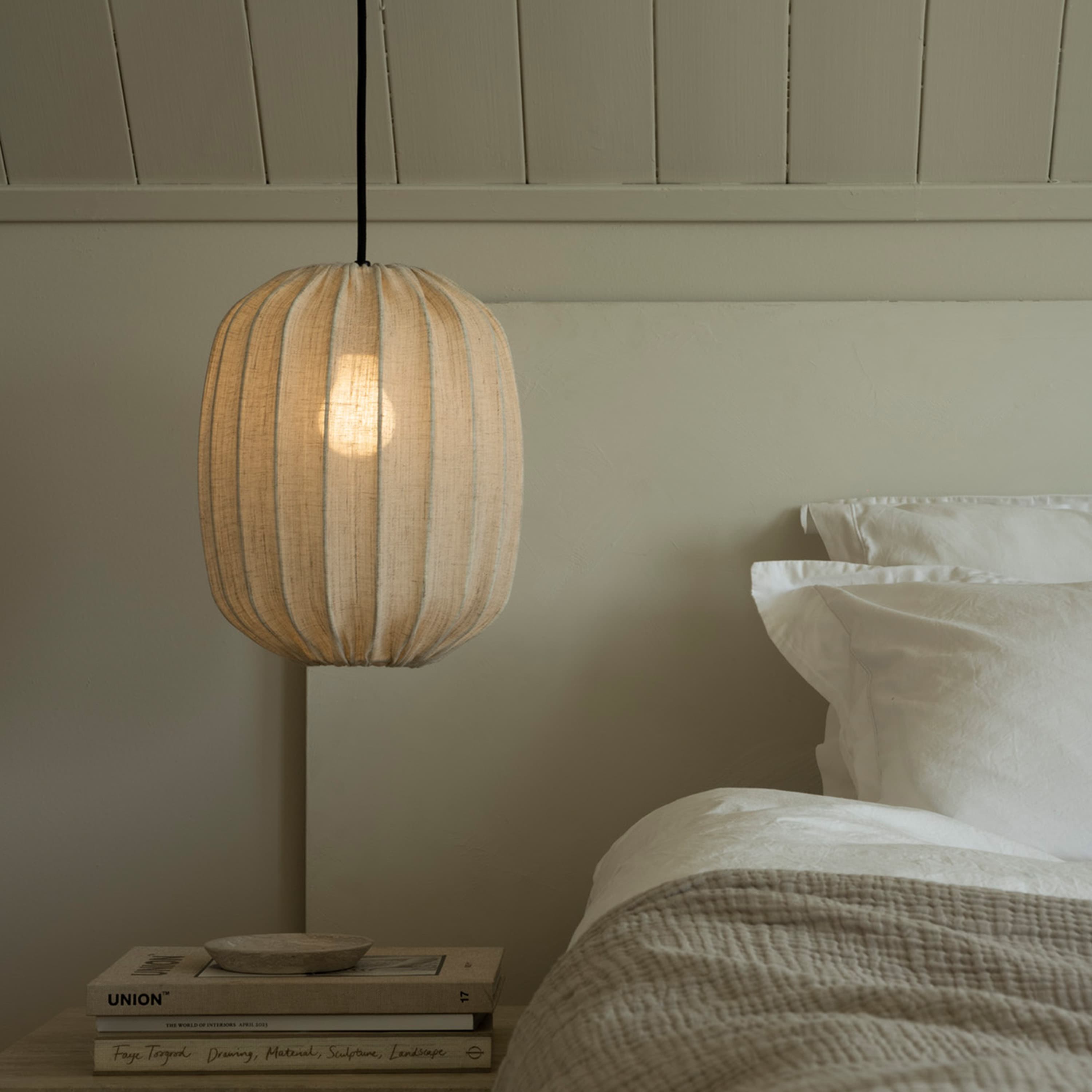 Prisma Lampenschirm Linen Natural Ø25