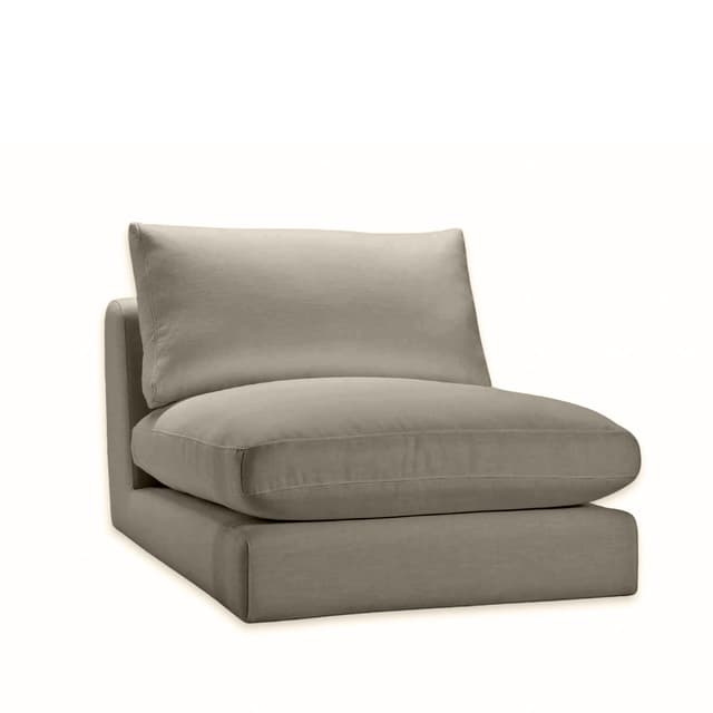 Capri 1-seater Sofa Module Taupe 83cm