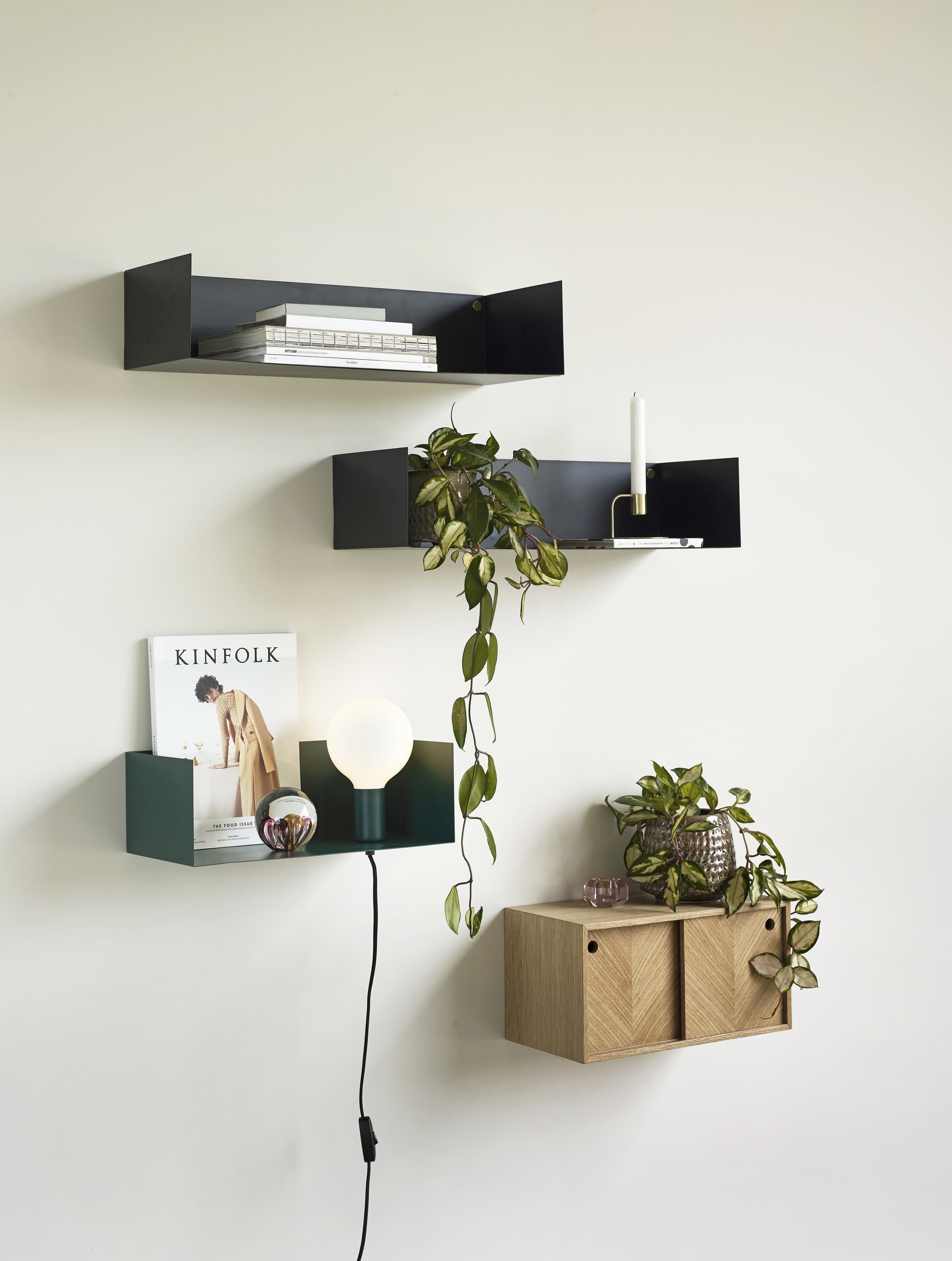 Herringbone Wandmontiertes Nachttisch FSC