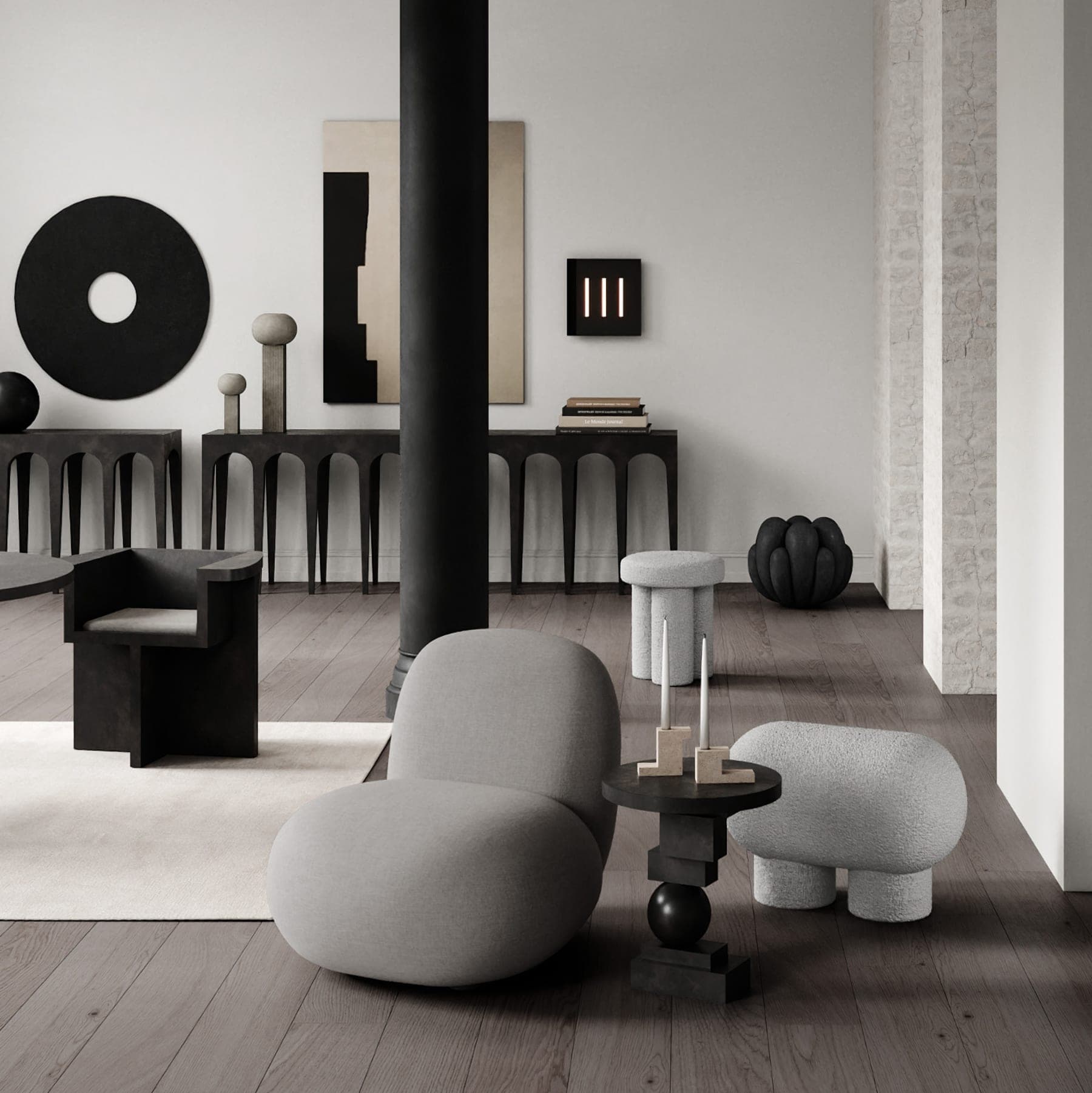 Bloom Vase Chocolate Brown Petit