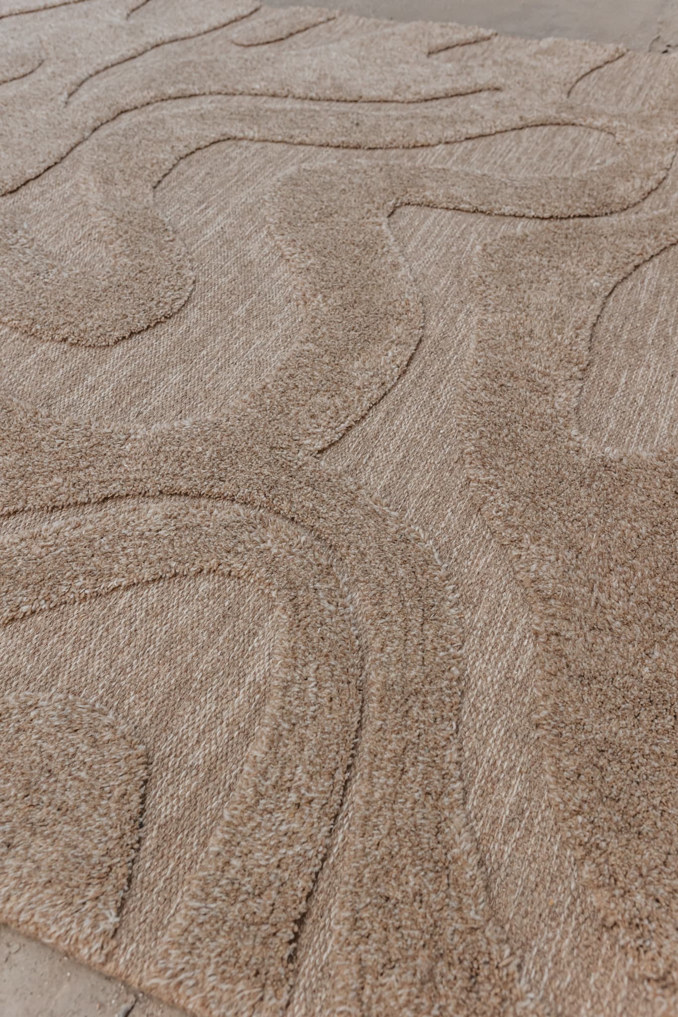 Norlander Wollteppich Beige/Melange 200x300