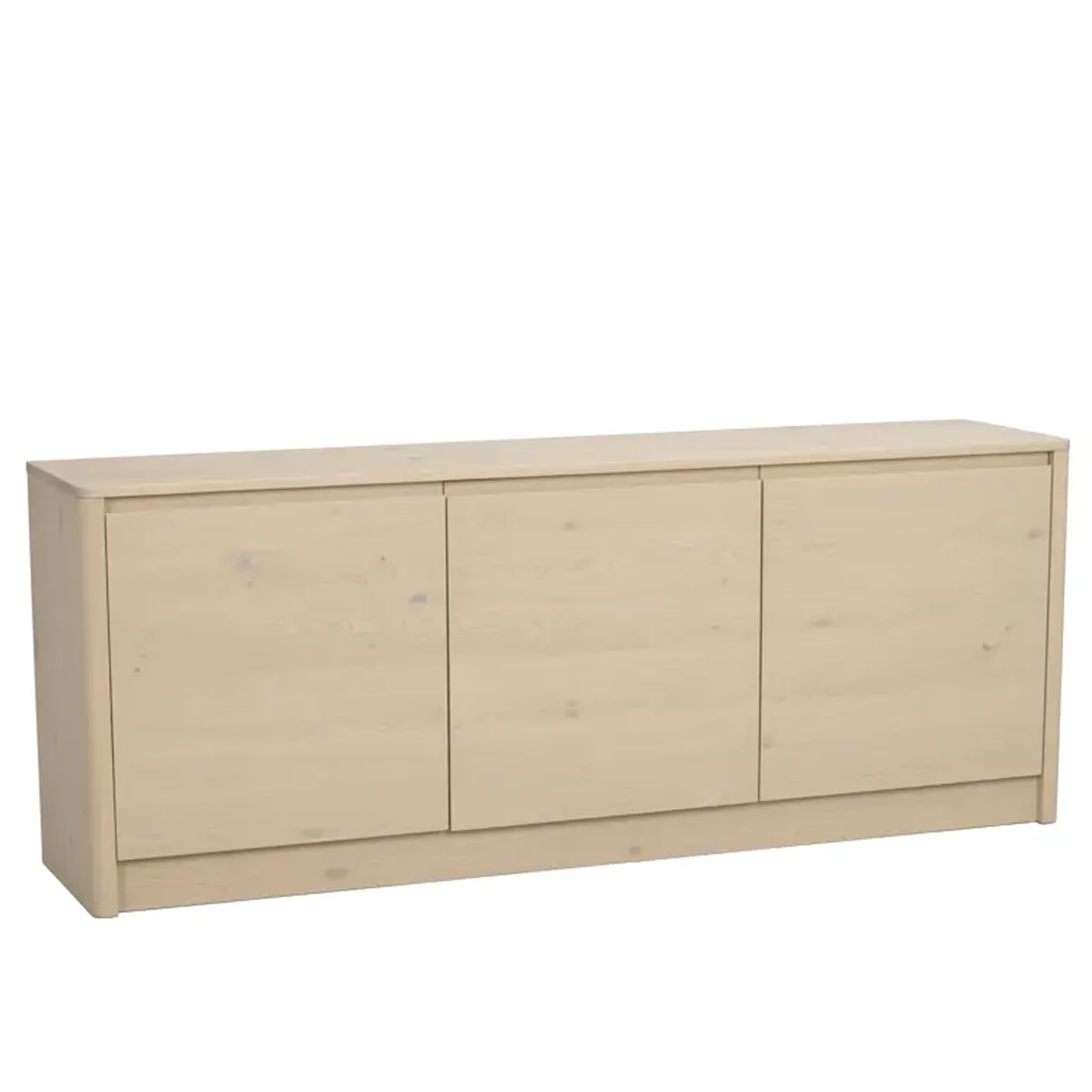 Melstone Sideboard Weiß pigmentierte Eiche 180x70