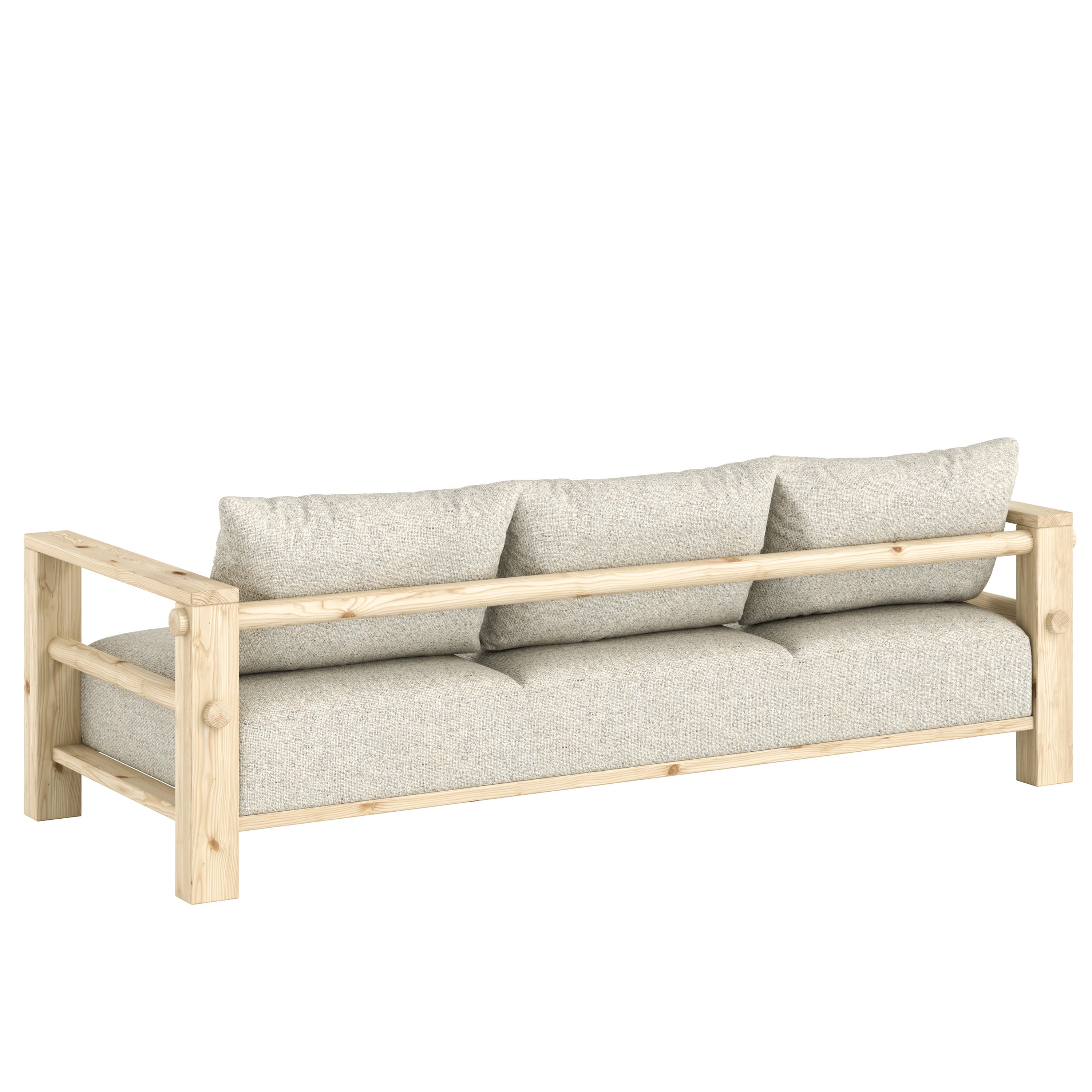 Bare Sofa Bed Raw/Soft Chalk