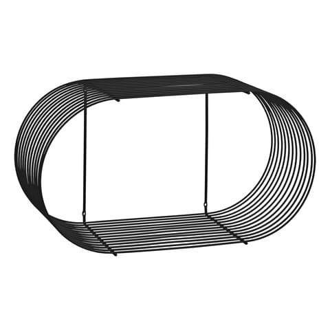 Curva Wandregal Schwarz 61cm