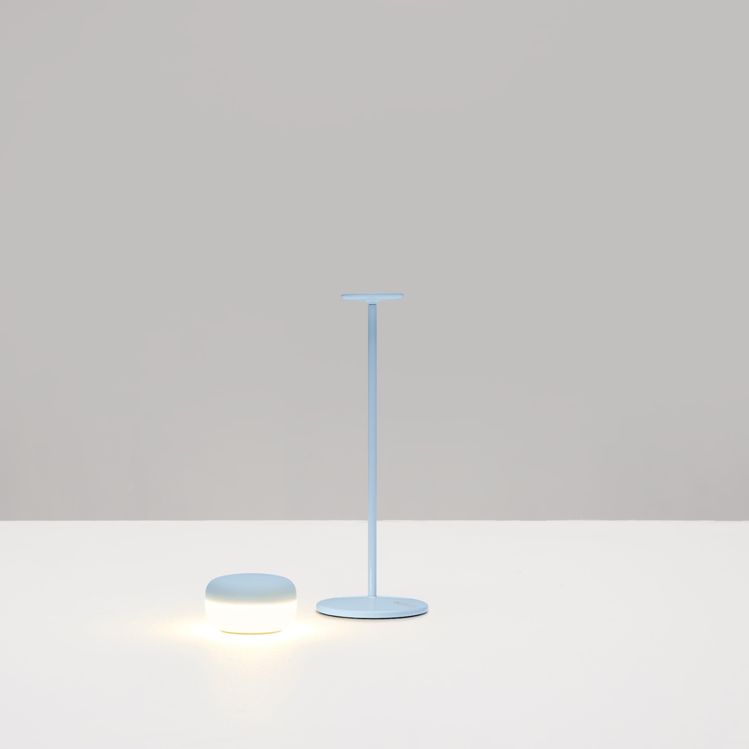 Table Lamp Portable Jet Blue