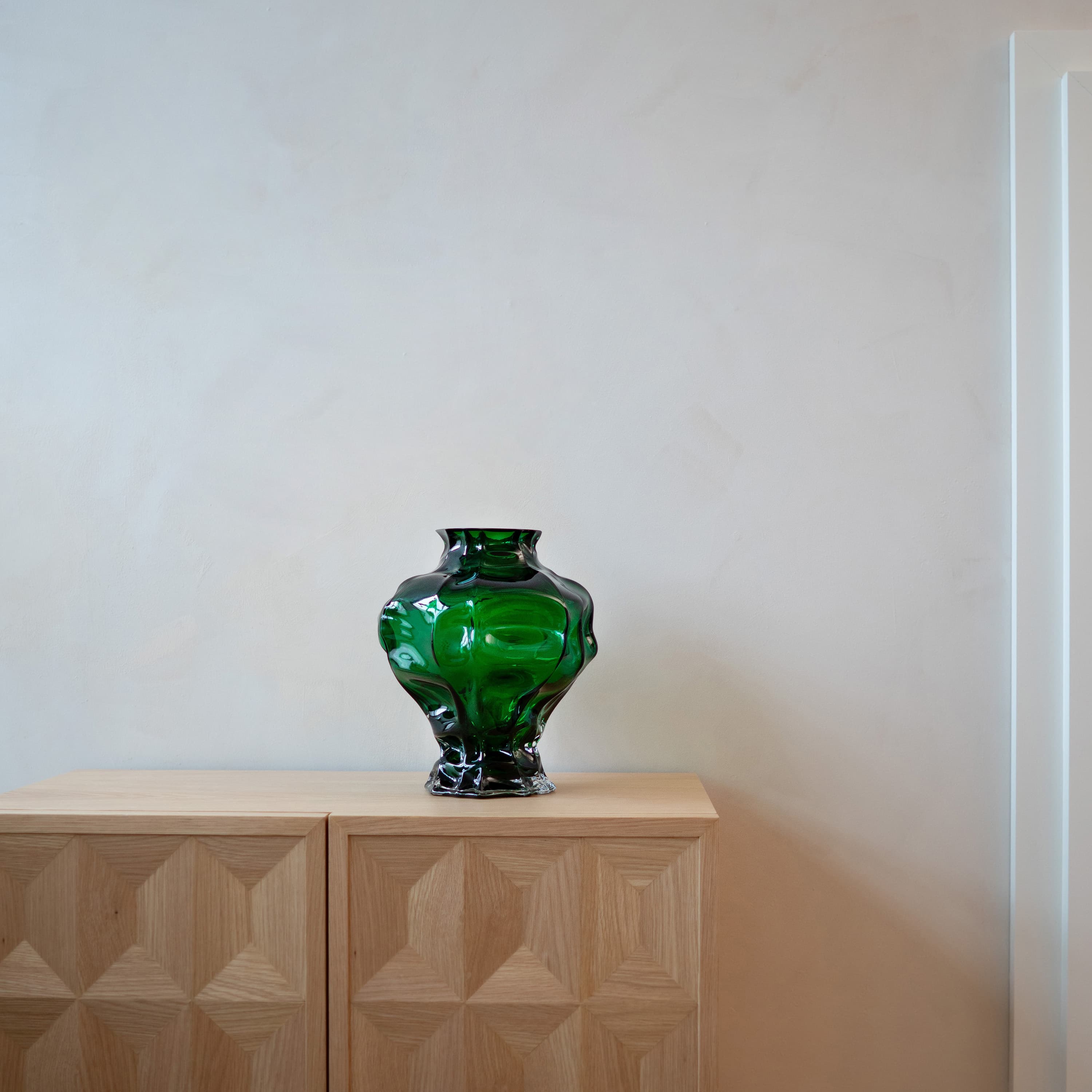 Ammonit Vase Green Large