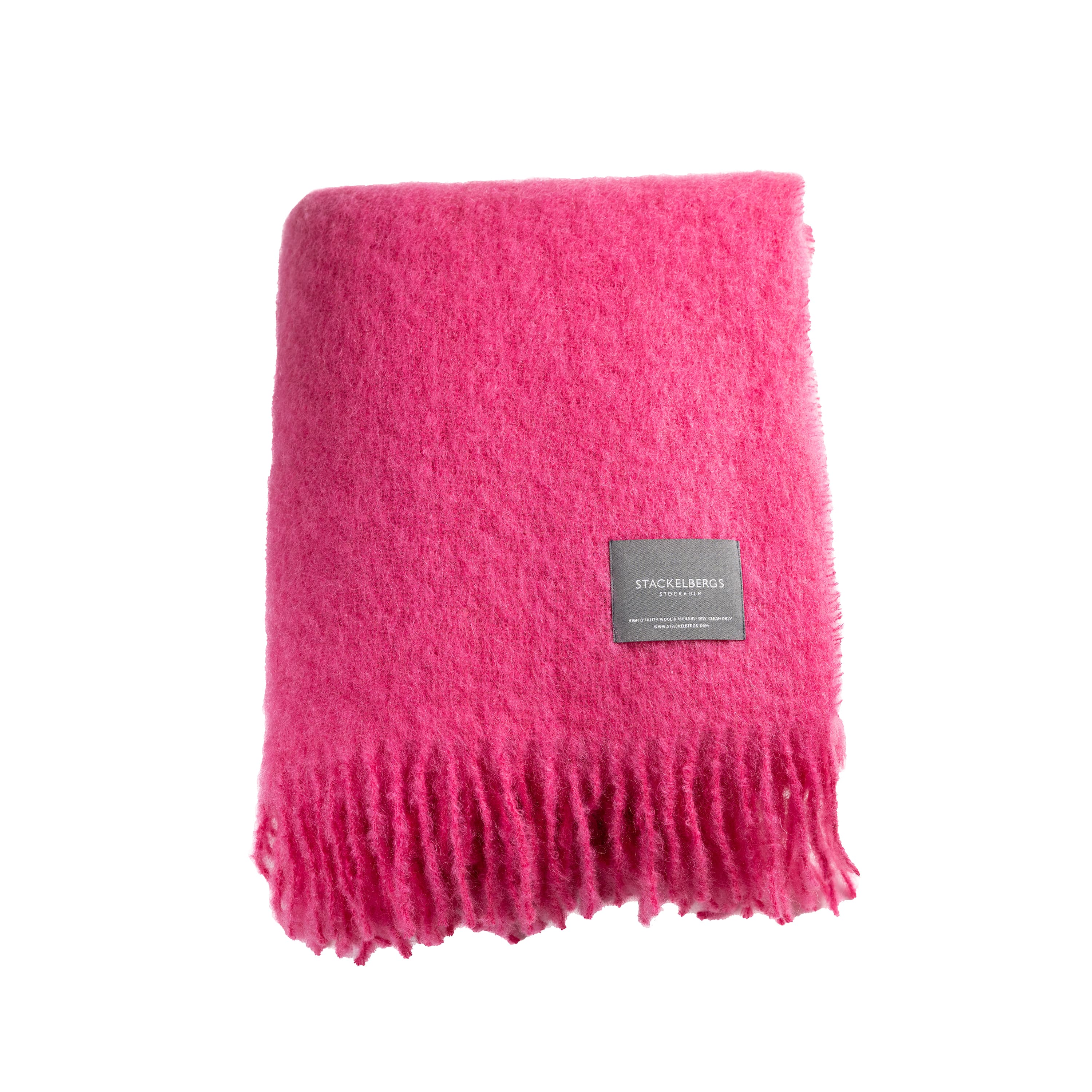 Mohair Pläd Mellow Rose/Brick Melange