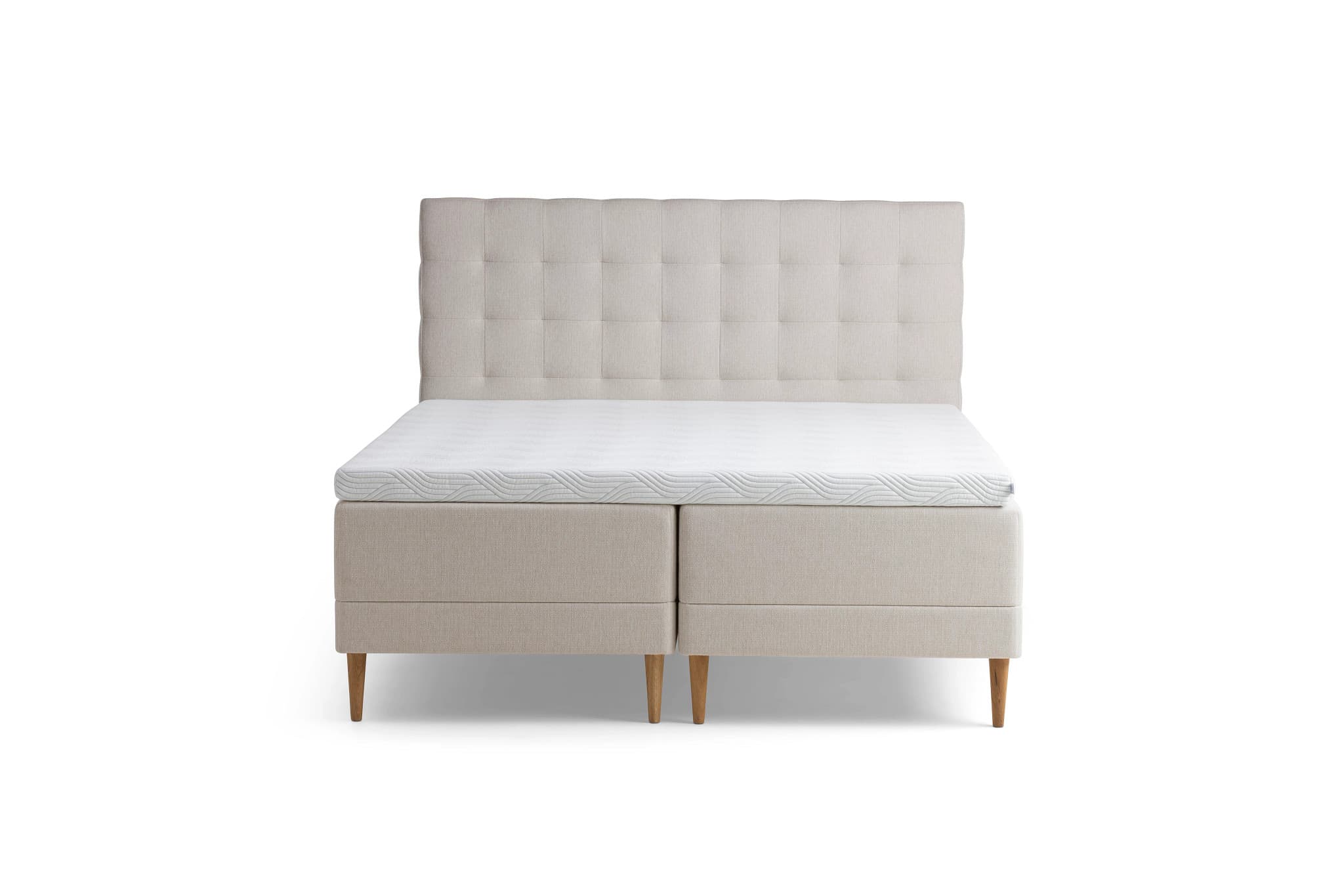 Promise Ramsäng Ivory 160x200 Pro Plus SmartCool 8cm Mjuk Rundat Ekben 19cm