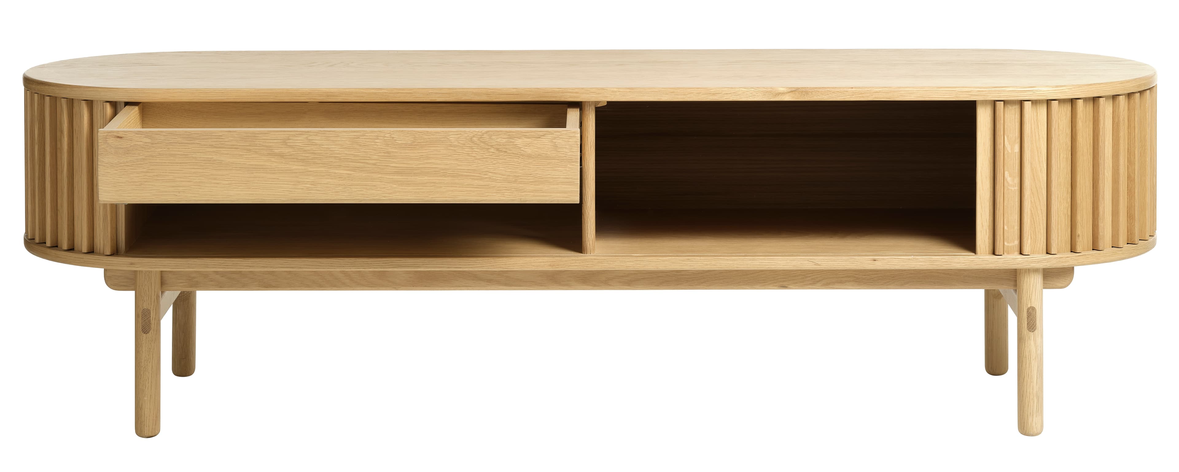 Alice TV-Bank Natural Oak 160cm