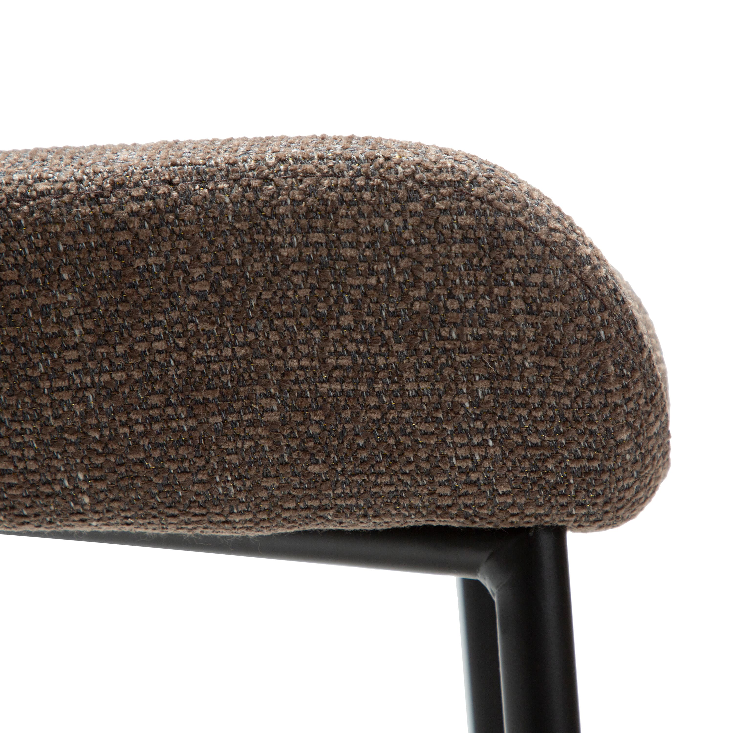 Glam Barstool Major Brown Bouclé