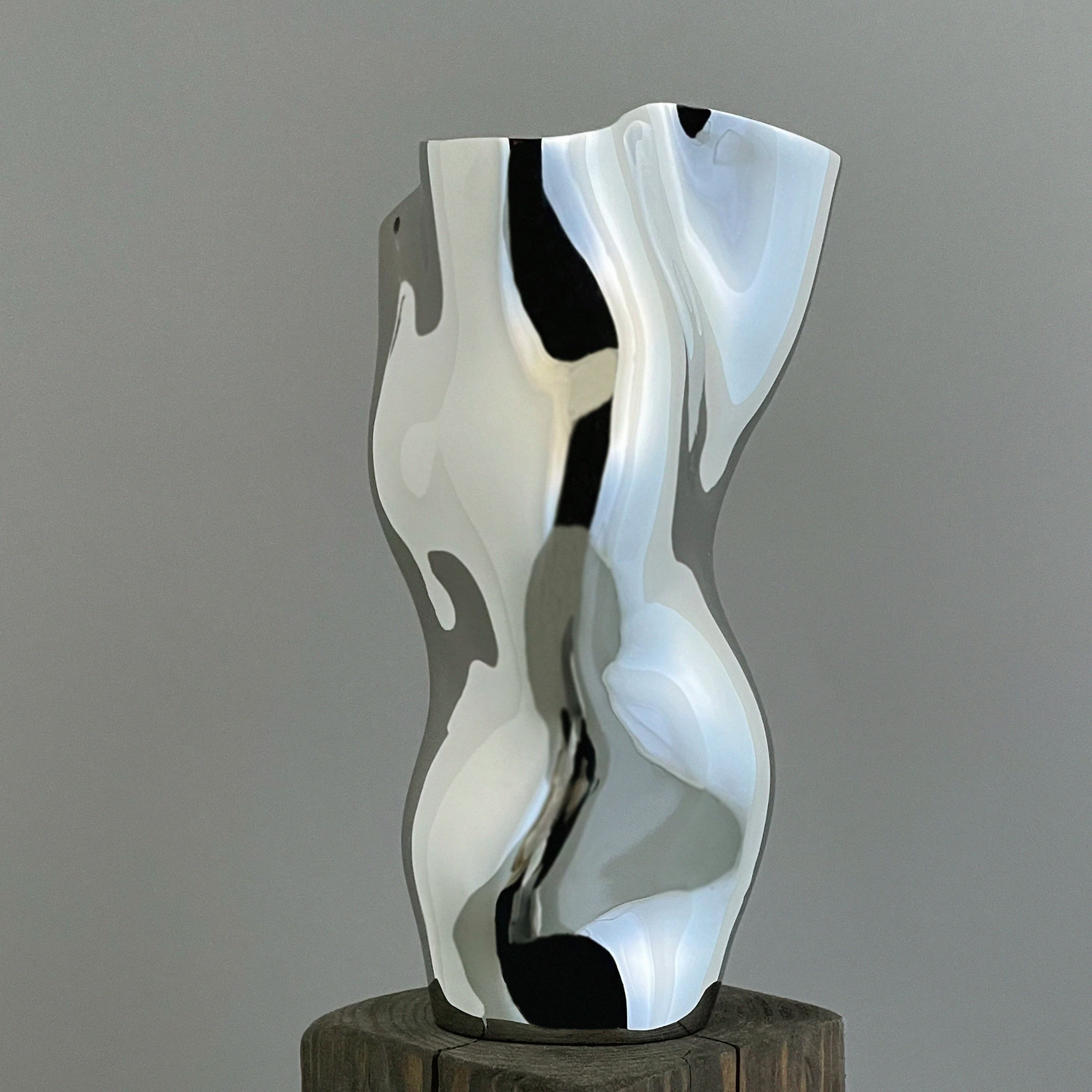 Ostrea 25 Vase Titanium 25cm