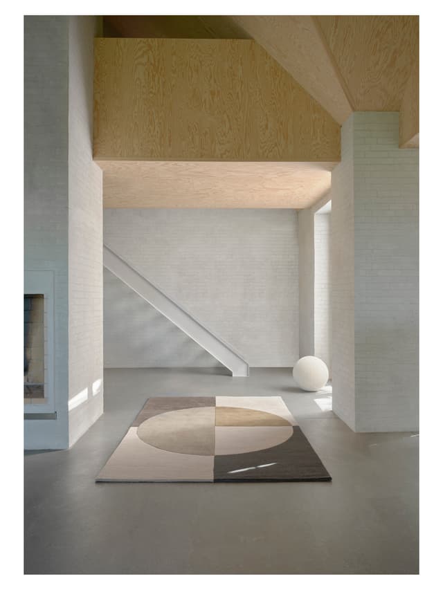 Radiality Wollteppich Olive 200x300