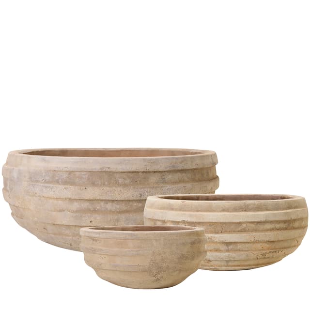 Quinn Blumentopf Antik Terrakotta 3er-Set