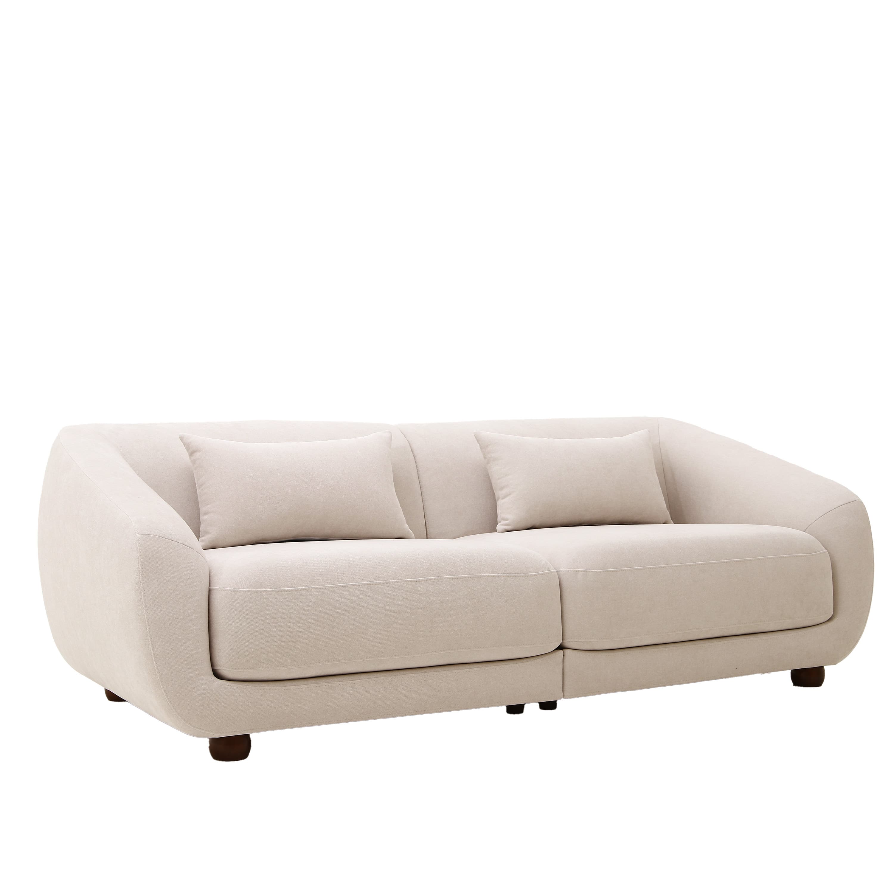 Alba 2-Sitzer-Sofa Beige 218cm