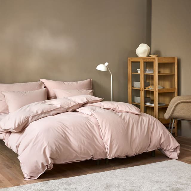 Frøya BIO Kissenbezug Gedämpftes Rosa 50x150