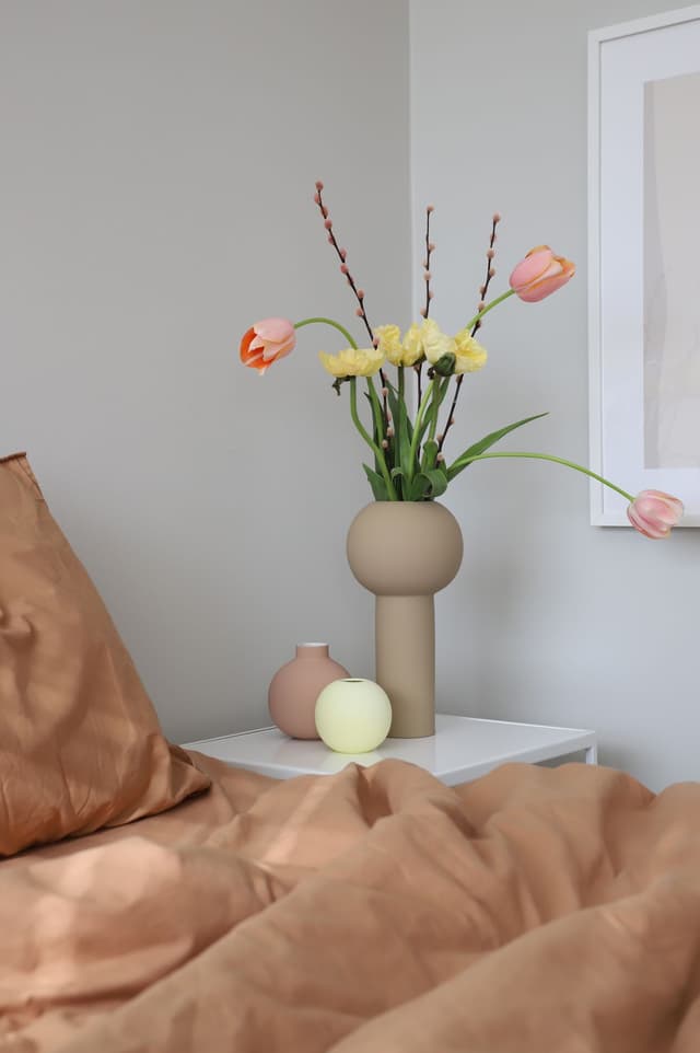 Pillar Vase Sand 32cm