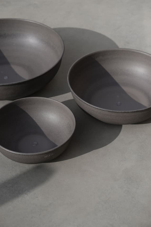 Out Schüssel Schwarz 3er-Pack