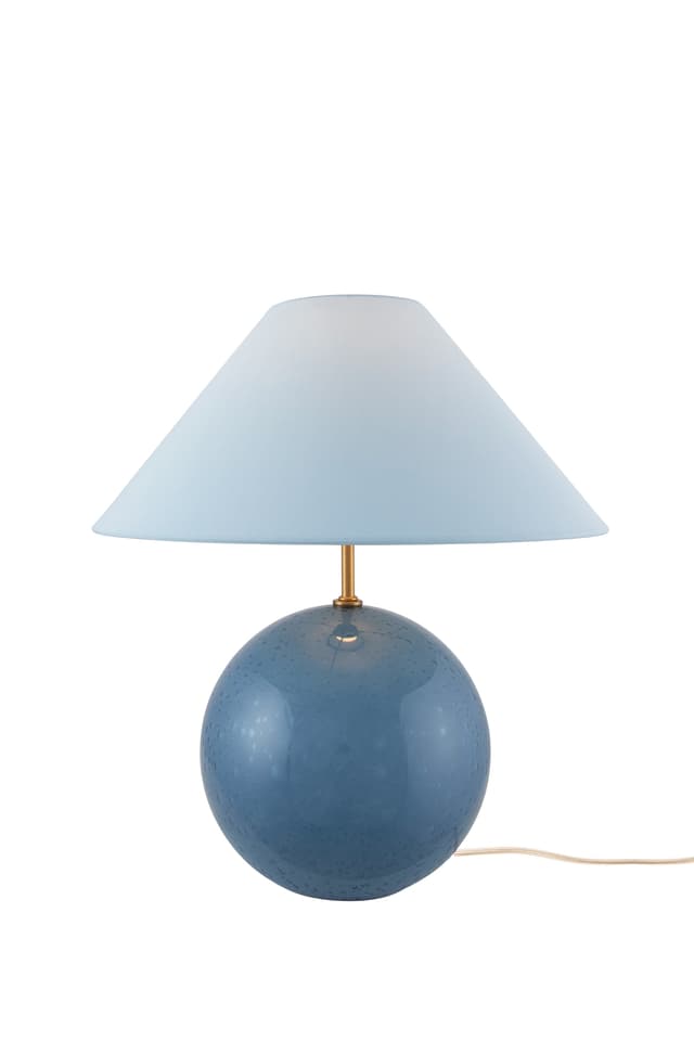 Iris Tischlampe Taubenblau 35