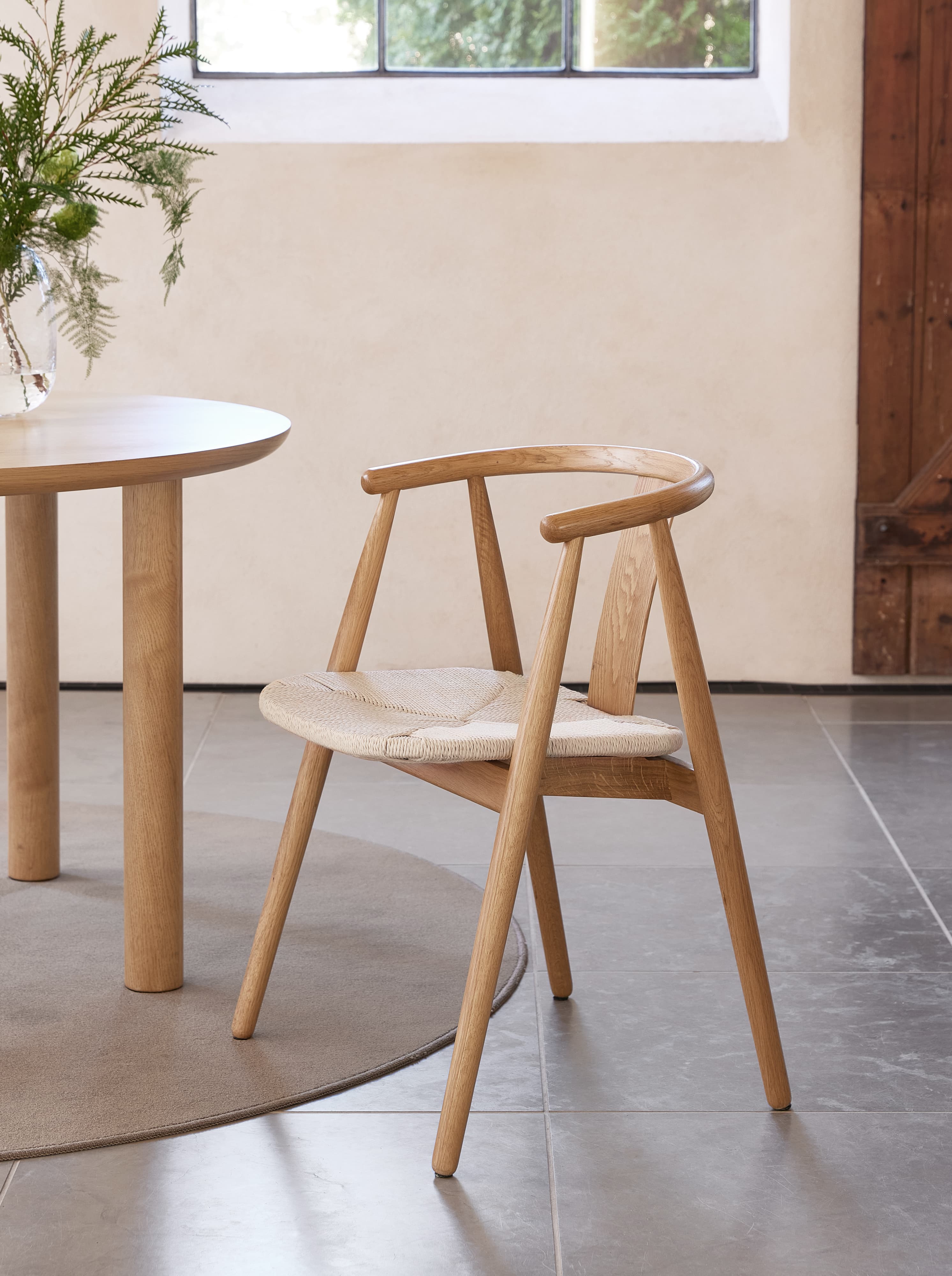 Henry Dining Armchair Natural