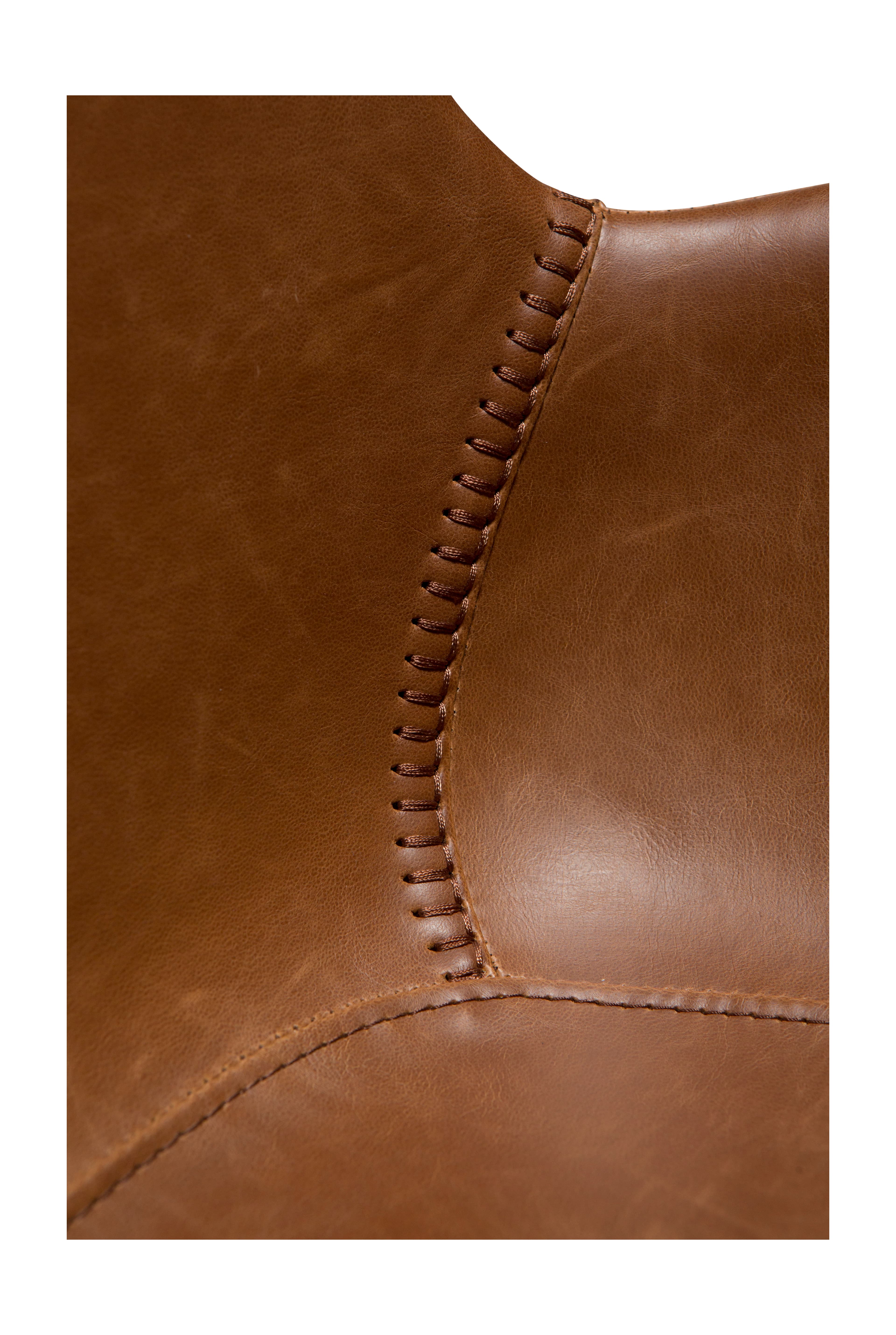 Hype Dining Armchair Faux Leather Light Brown/Black