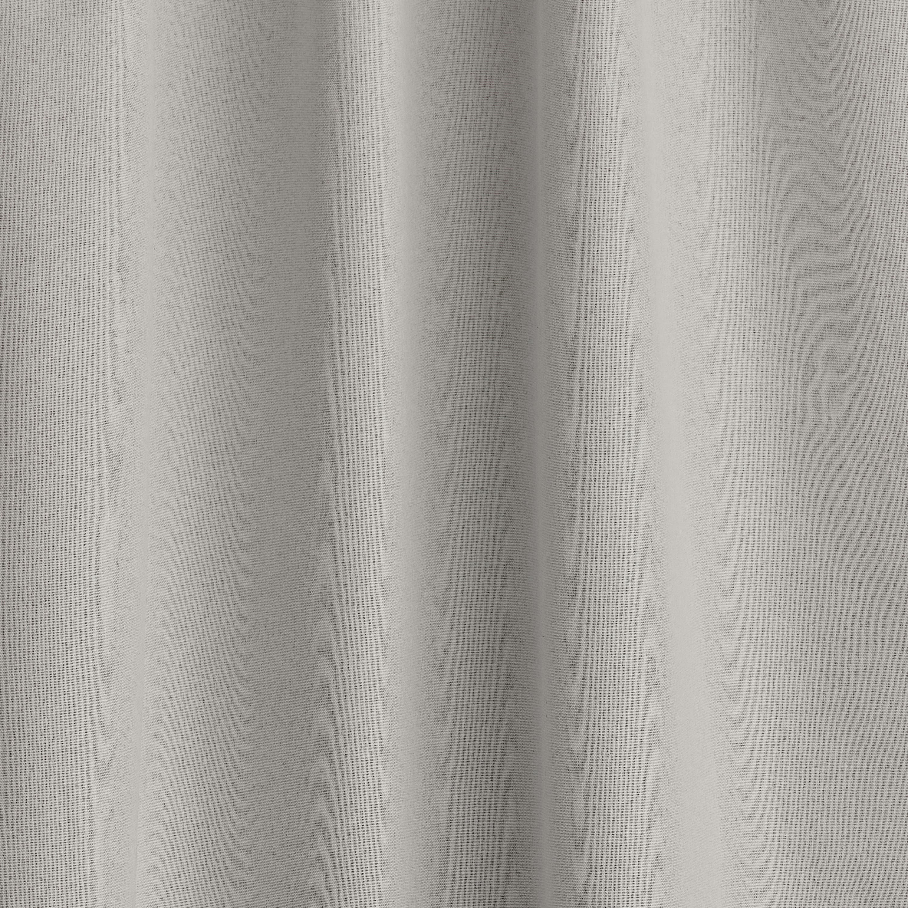 Nightfall Curtain Length Blackout Light Grey 135x250