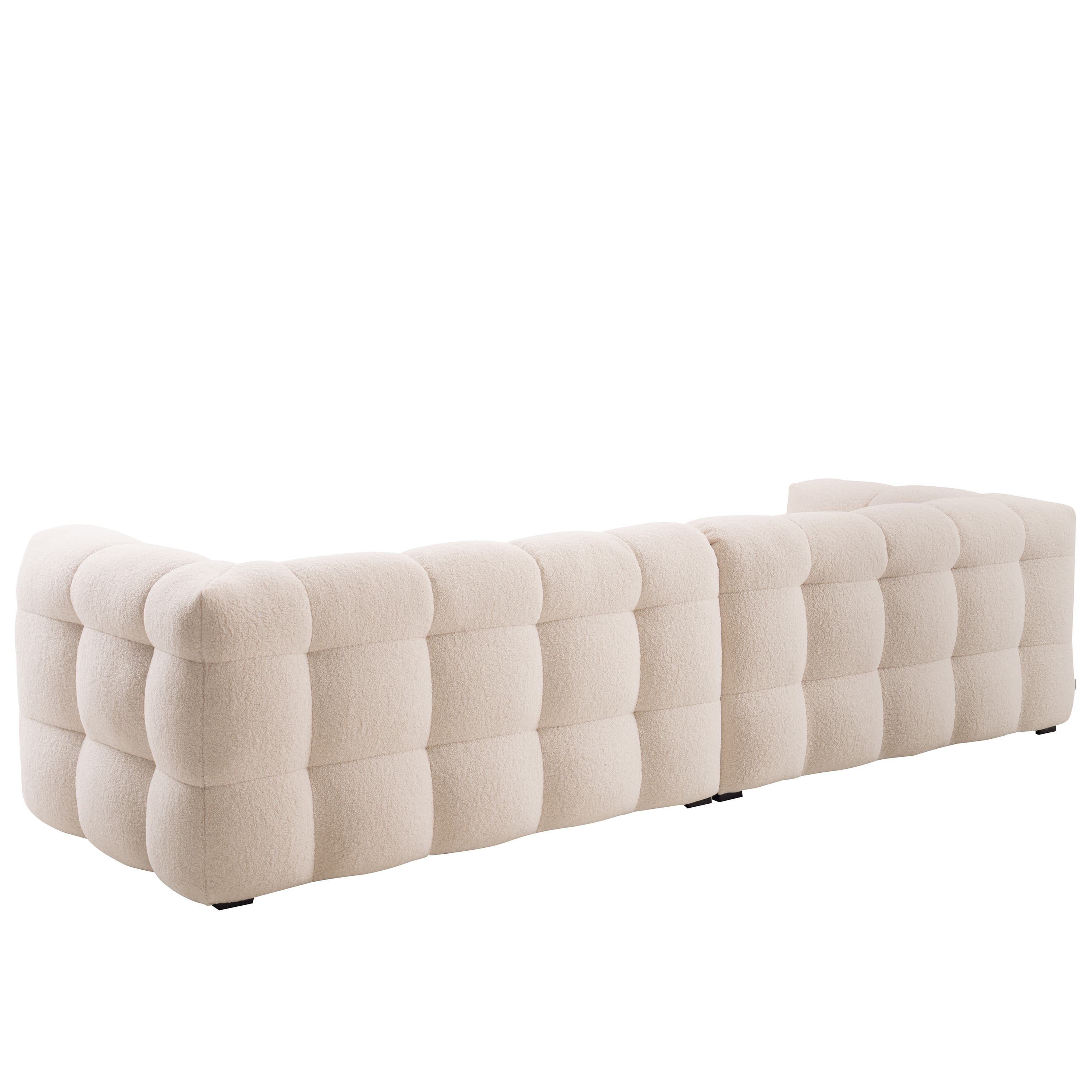 Billie 4-Sitzer Sofa in Creme Teddy