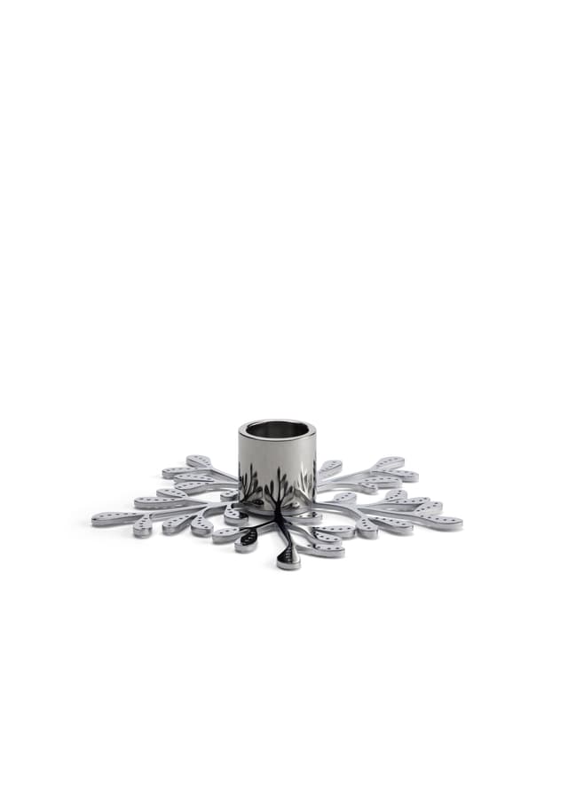 Mistletoe Candlestick Stainless Steel