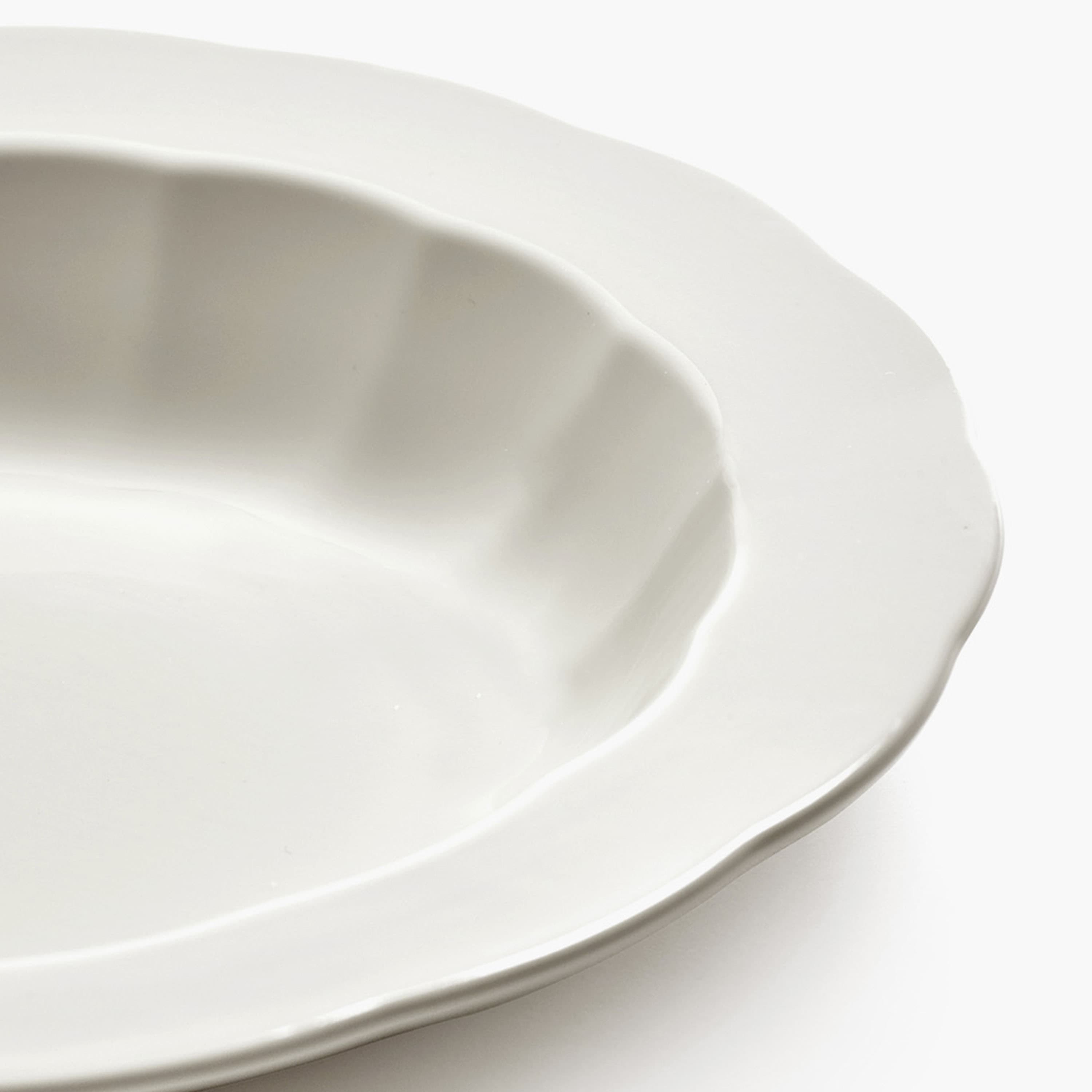 Silhouette Tiefer Teller White Ø24 4er-Pack