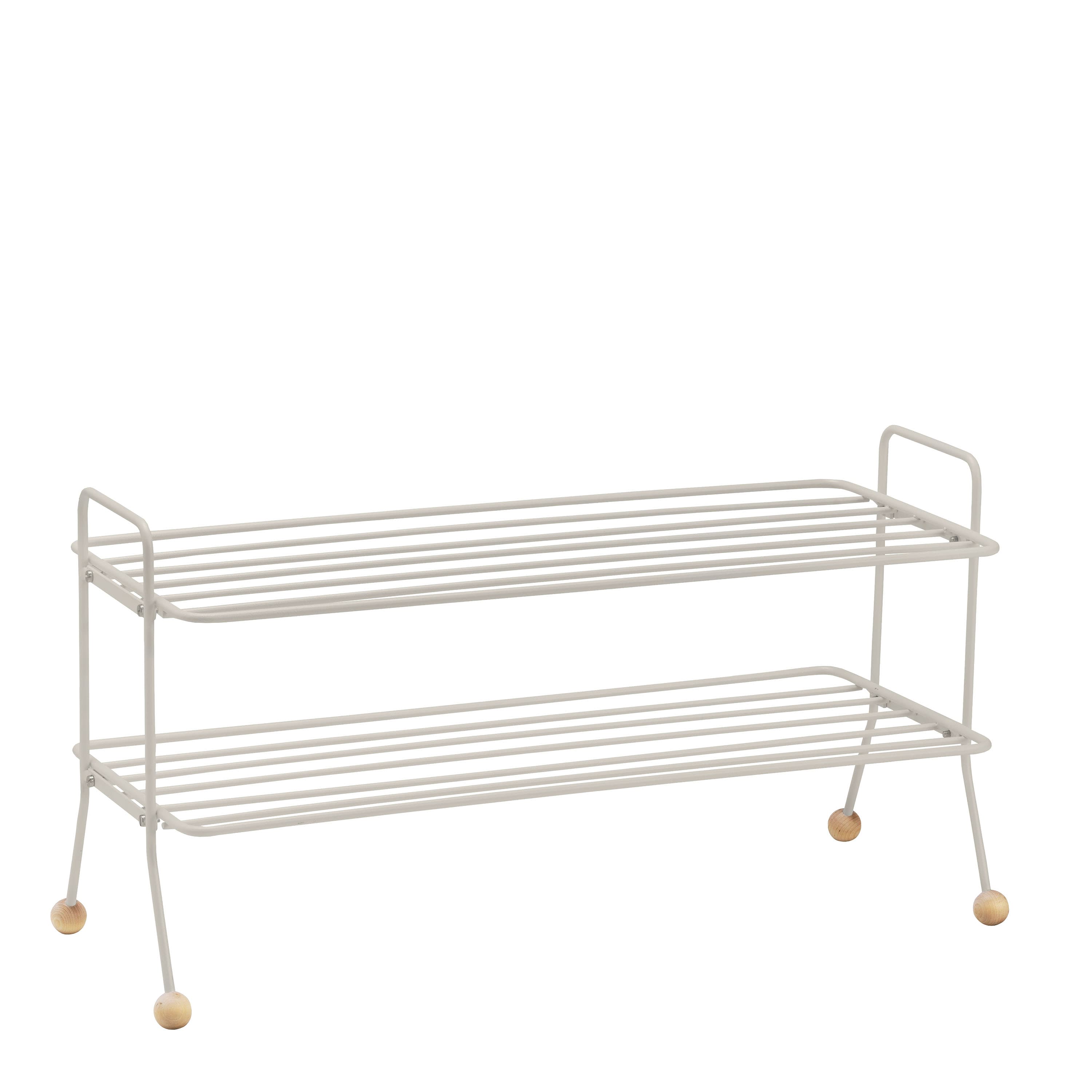 Bill Shoe Rack Greige