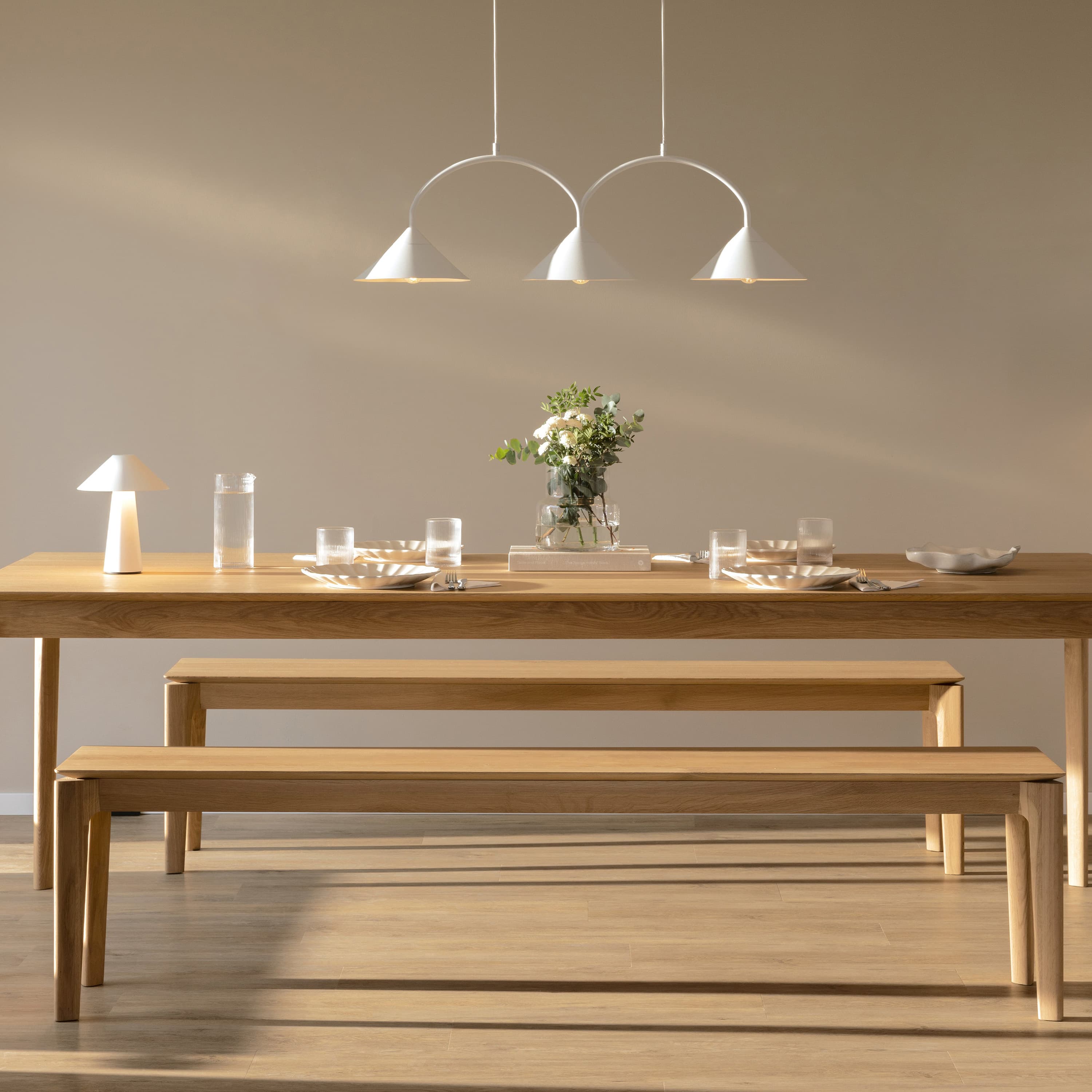 Curve Deckenleuchte Beige 3