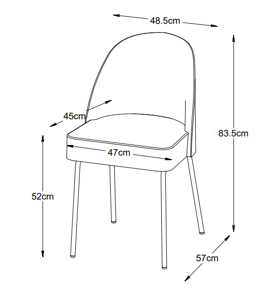 Hannah Dining Chair Chenille Sand
