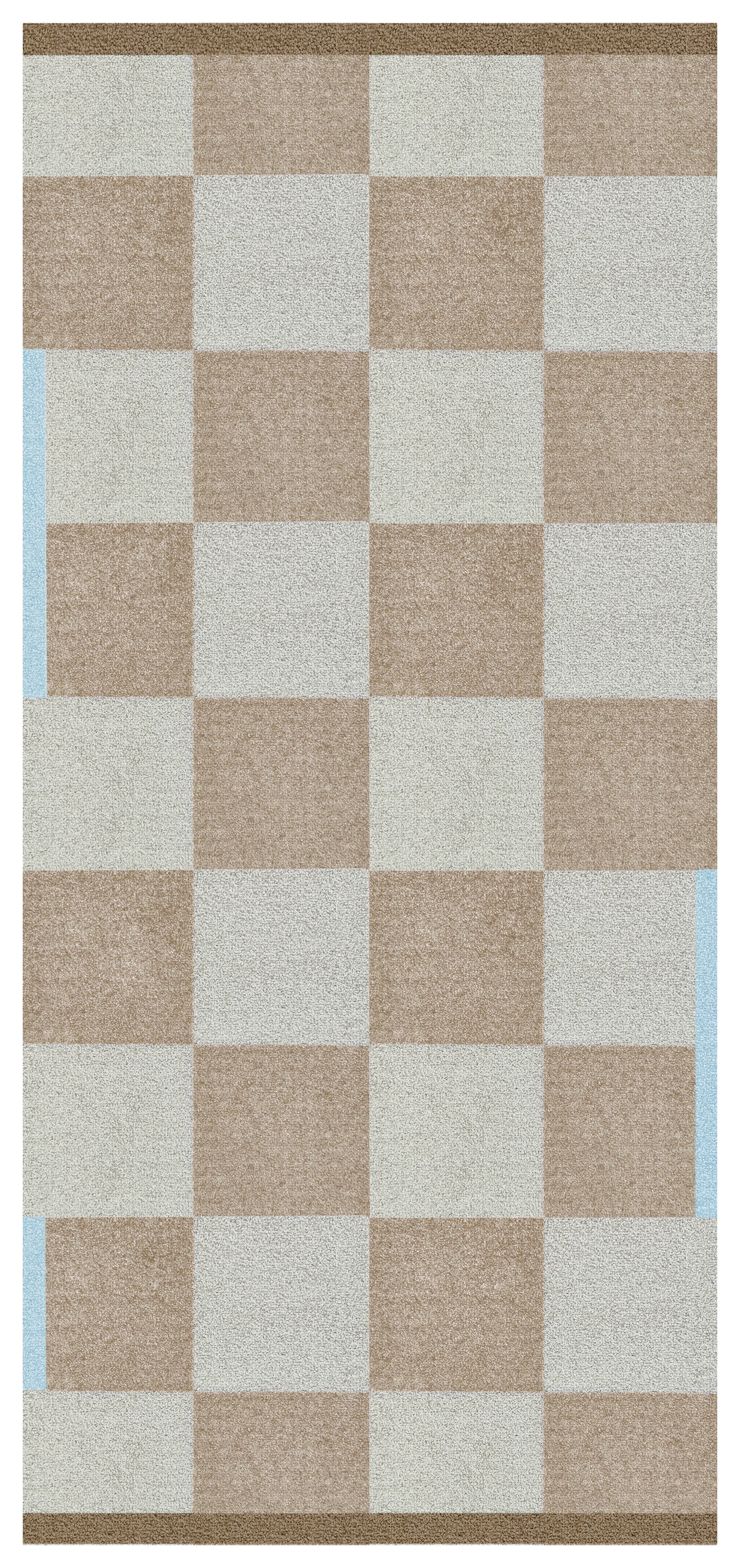 Square All-Round Fußmatte Kamel 70x150