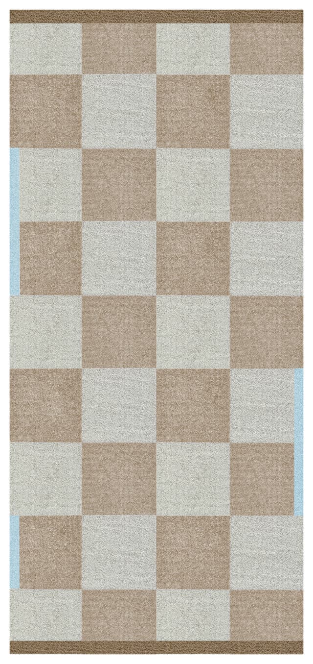 Square All-Round Rug Runner Camel 70x150