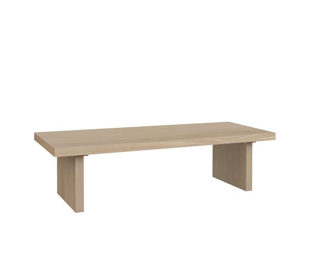 Kaia Coffee Table White Oiled Oak 130cm