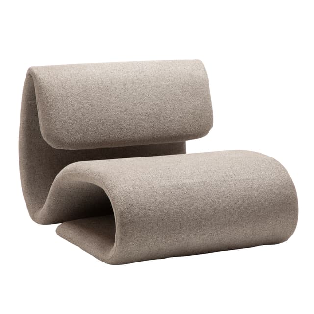 Dubna Lounge Chair Boucle Beige