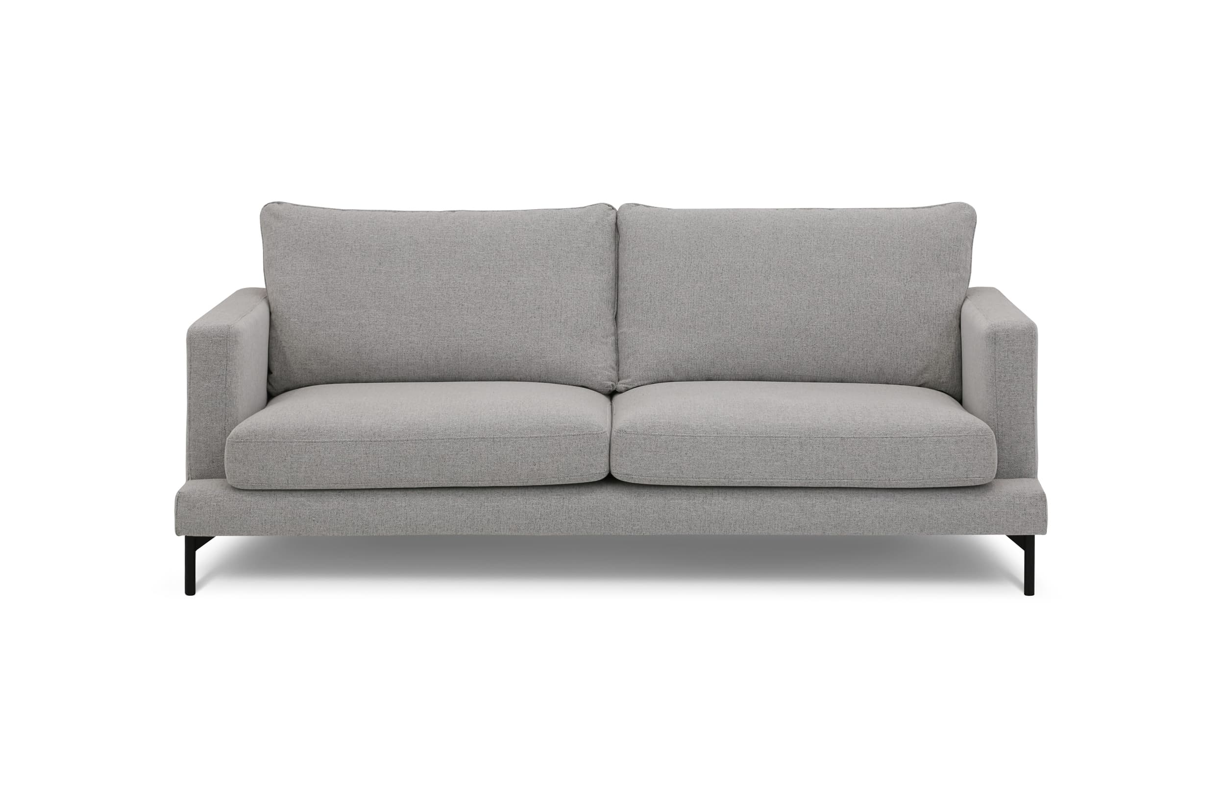 Olivia 3-Sitzer Sofa Silber 206 cm