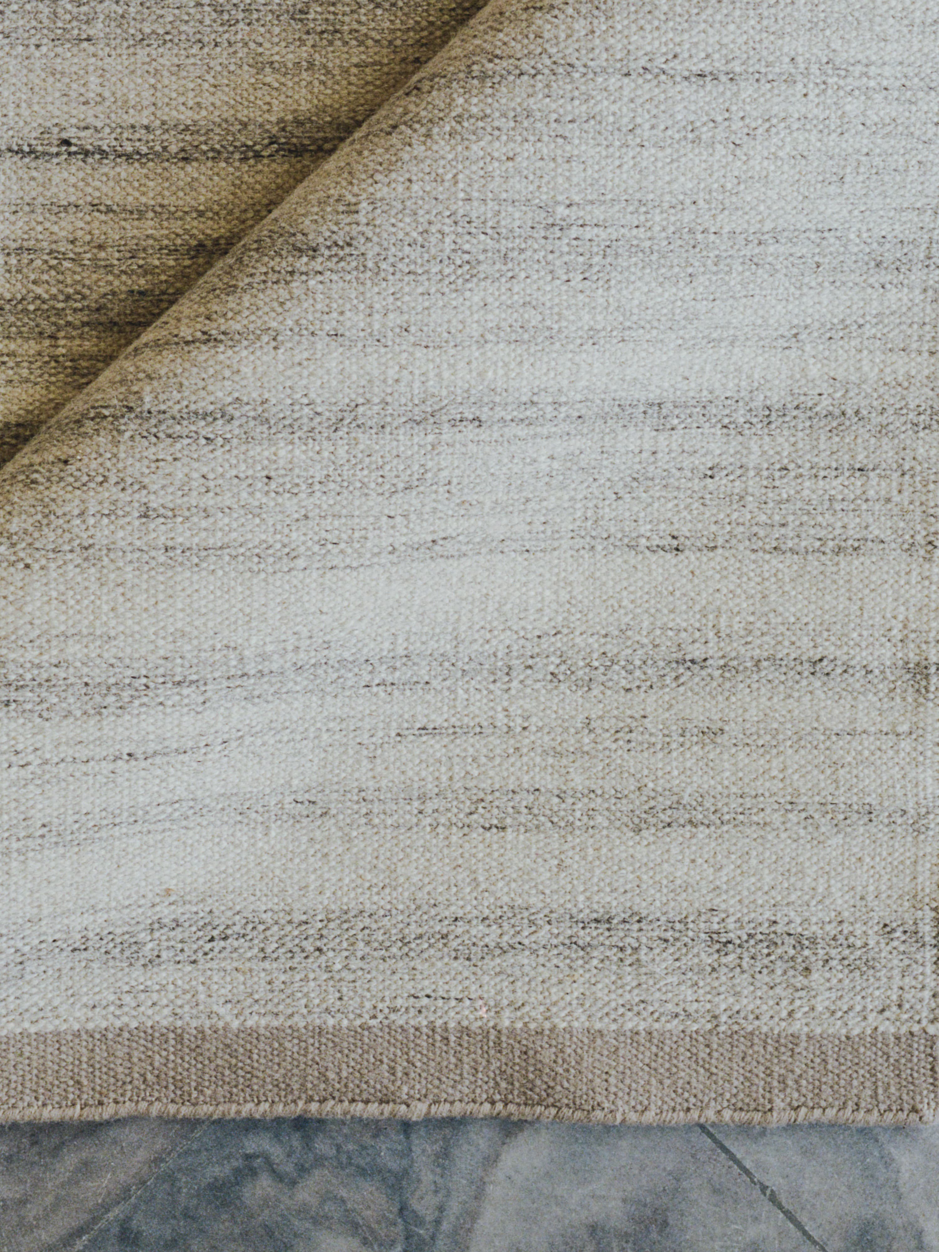 Future Seeds Wollteppich Beige 250x350