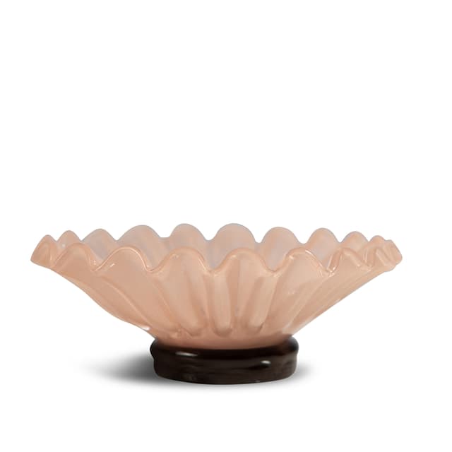 Lori Schale Rosa/Braun Ø18