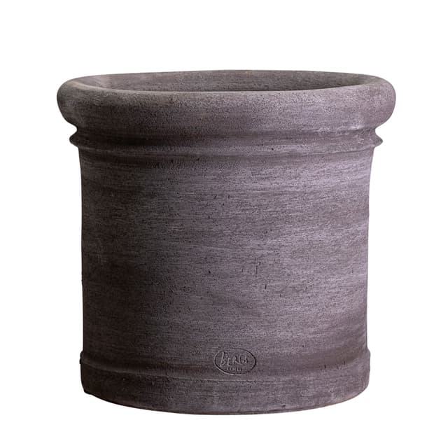Cilindro Topf Raw Grau Terrakotta Ø50