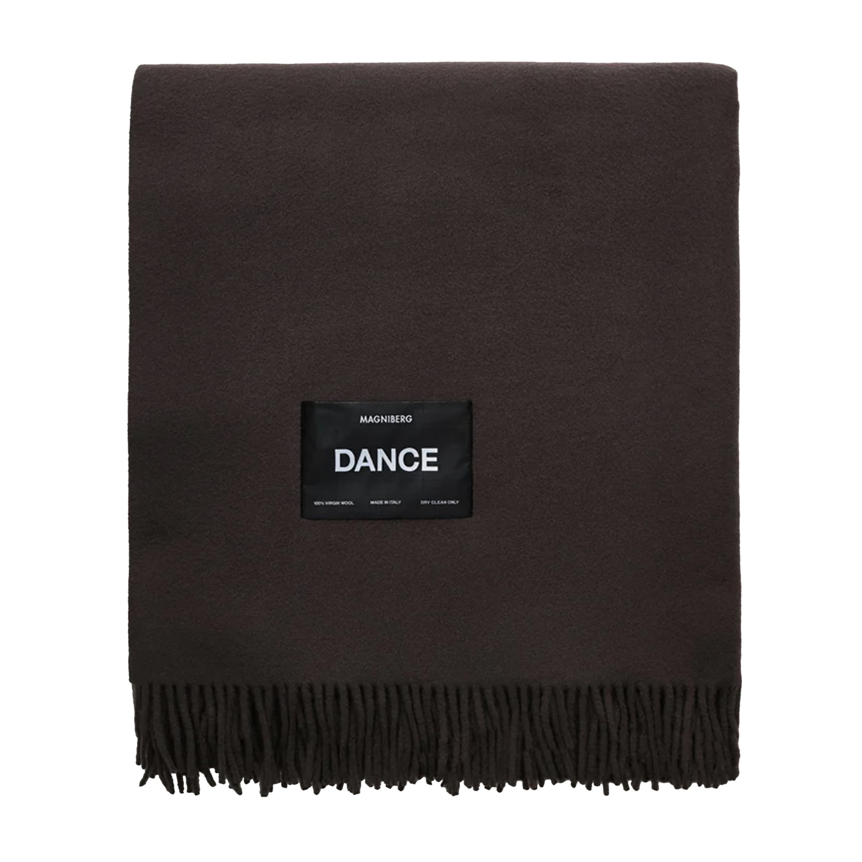 Bold Wool Throw Dark Chocolate