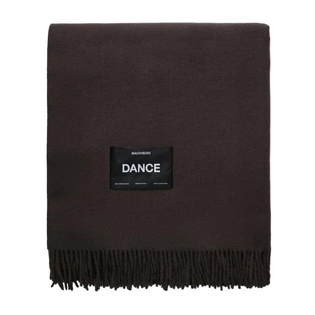 Bold Wool Throw Dark Chocolate