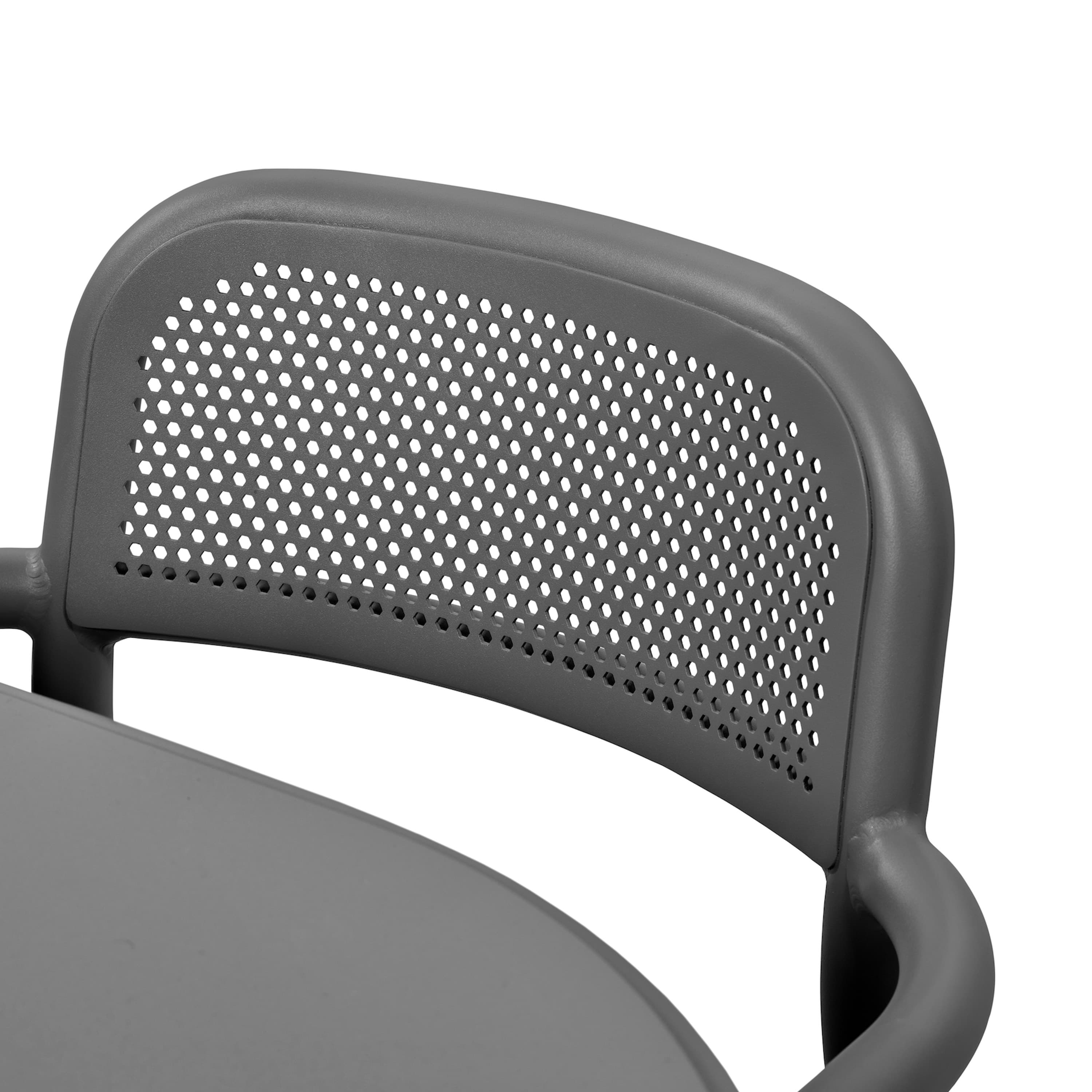 Toni Armchair Anthracite Set of 2