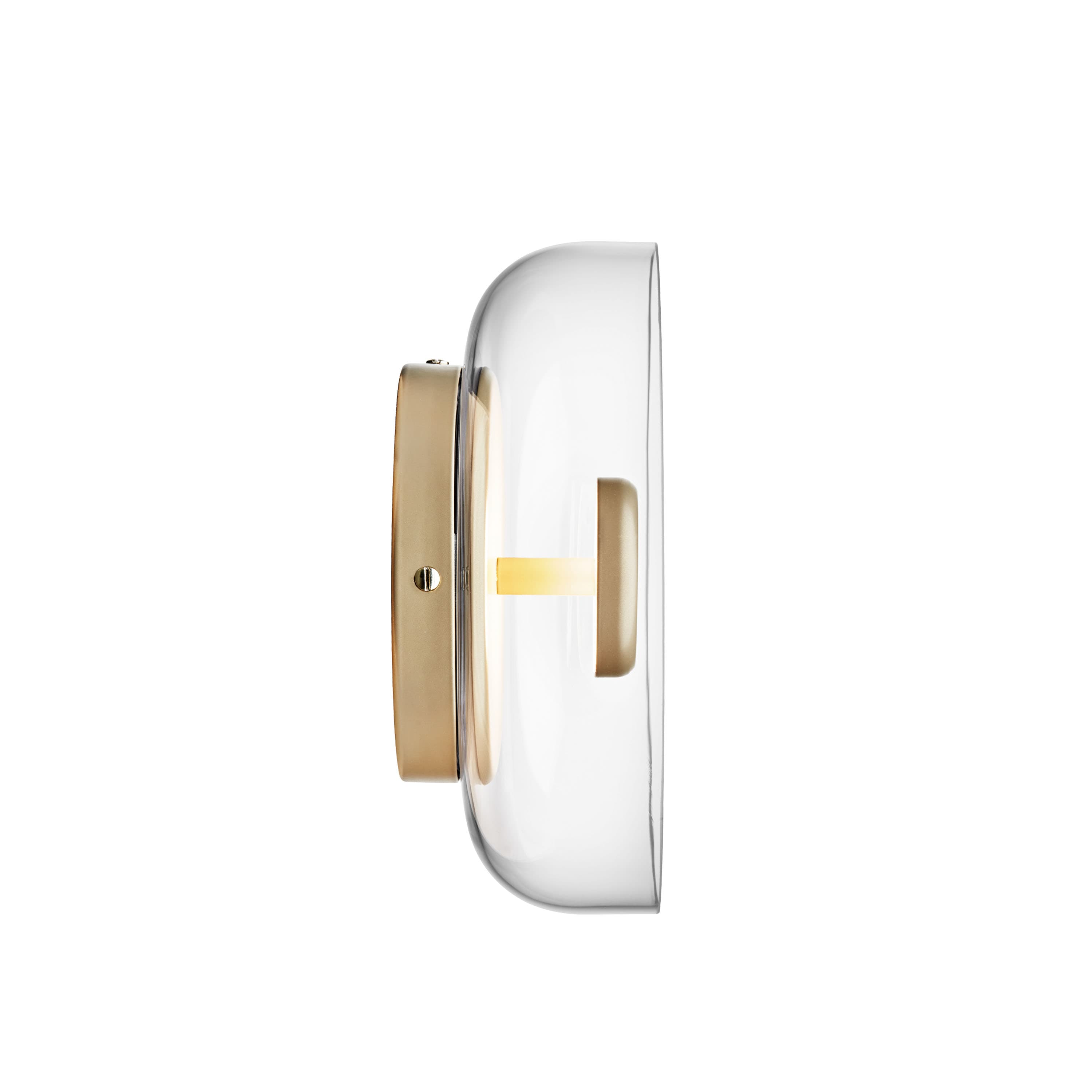 Blossi Wall Lamp Nordic Gold/Clear Ø23