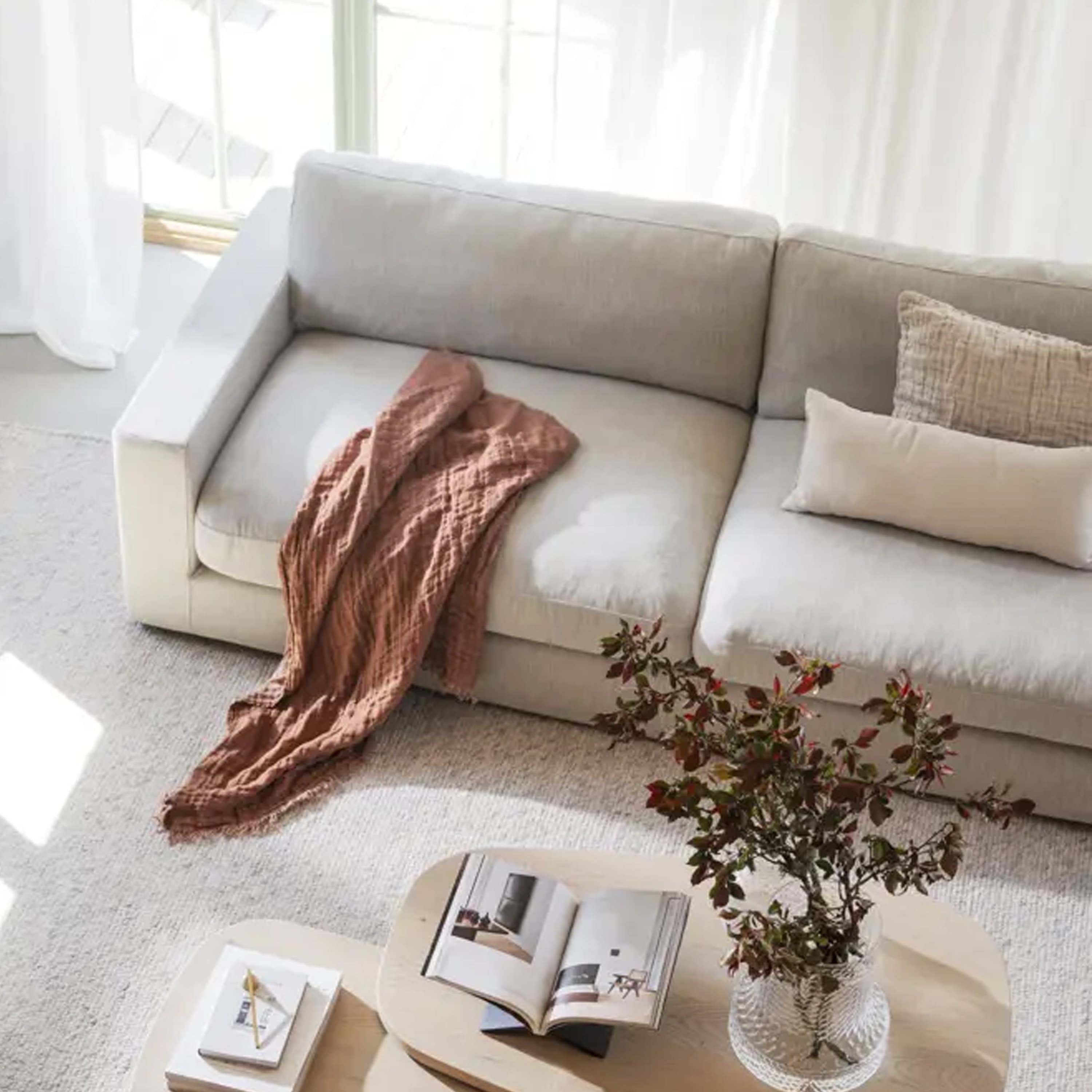 Langdon 4-sits Soffa Sand 271cm