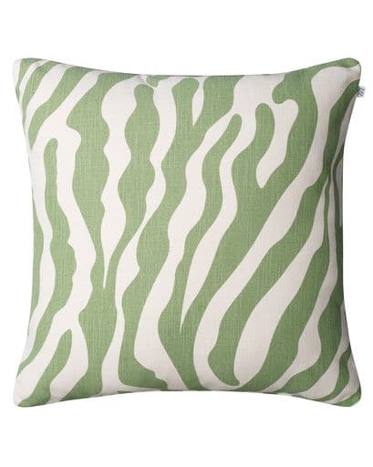 Zebra Outdoor Dekokissen Salbei/Weiß 50x50