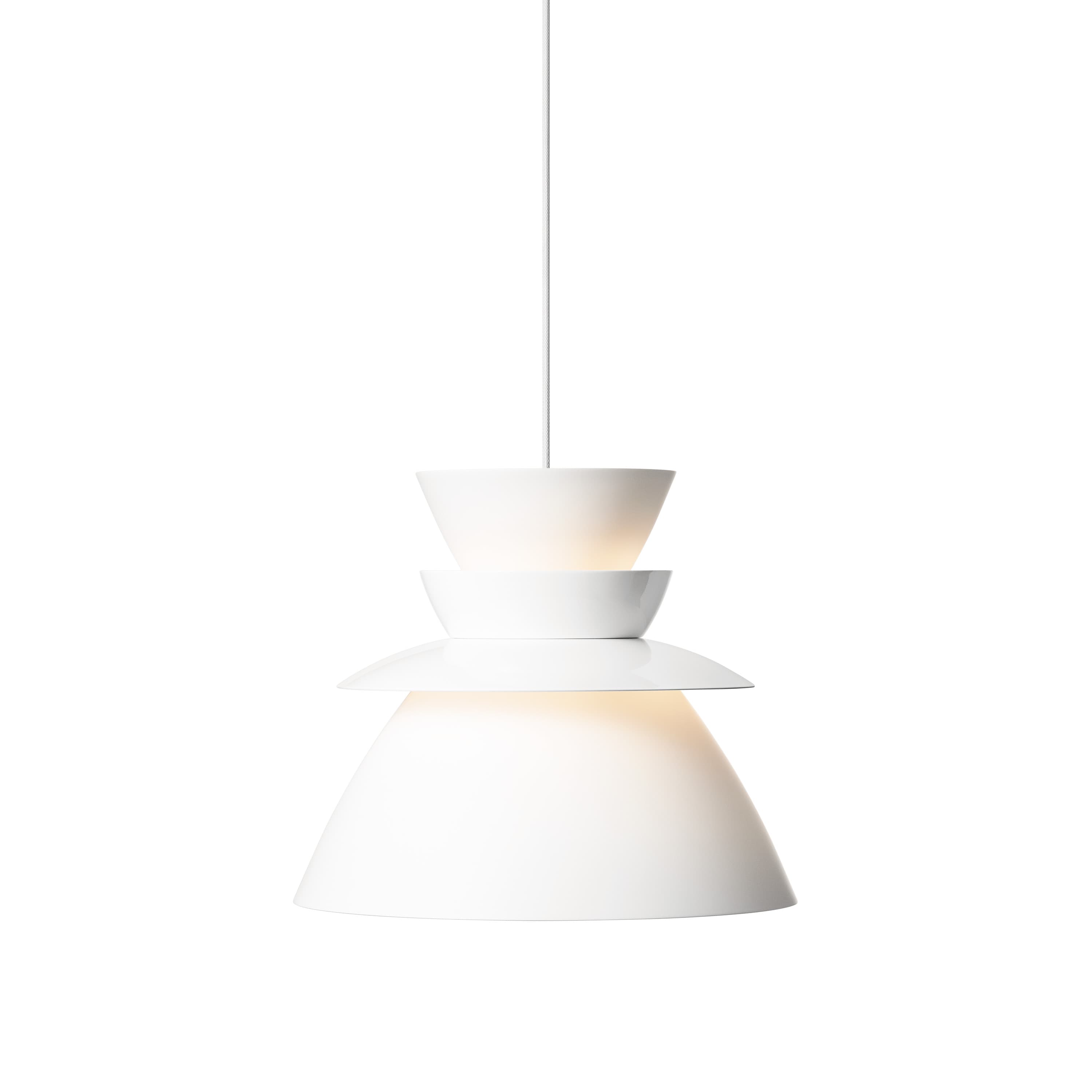 Sundowner Pendelleuchte Weiß 40cm