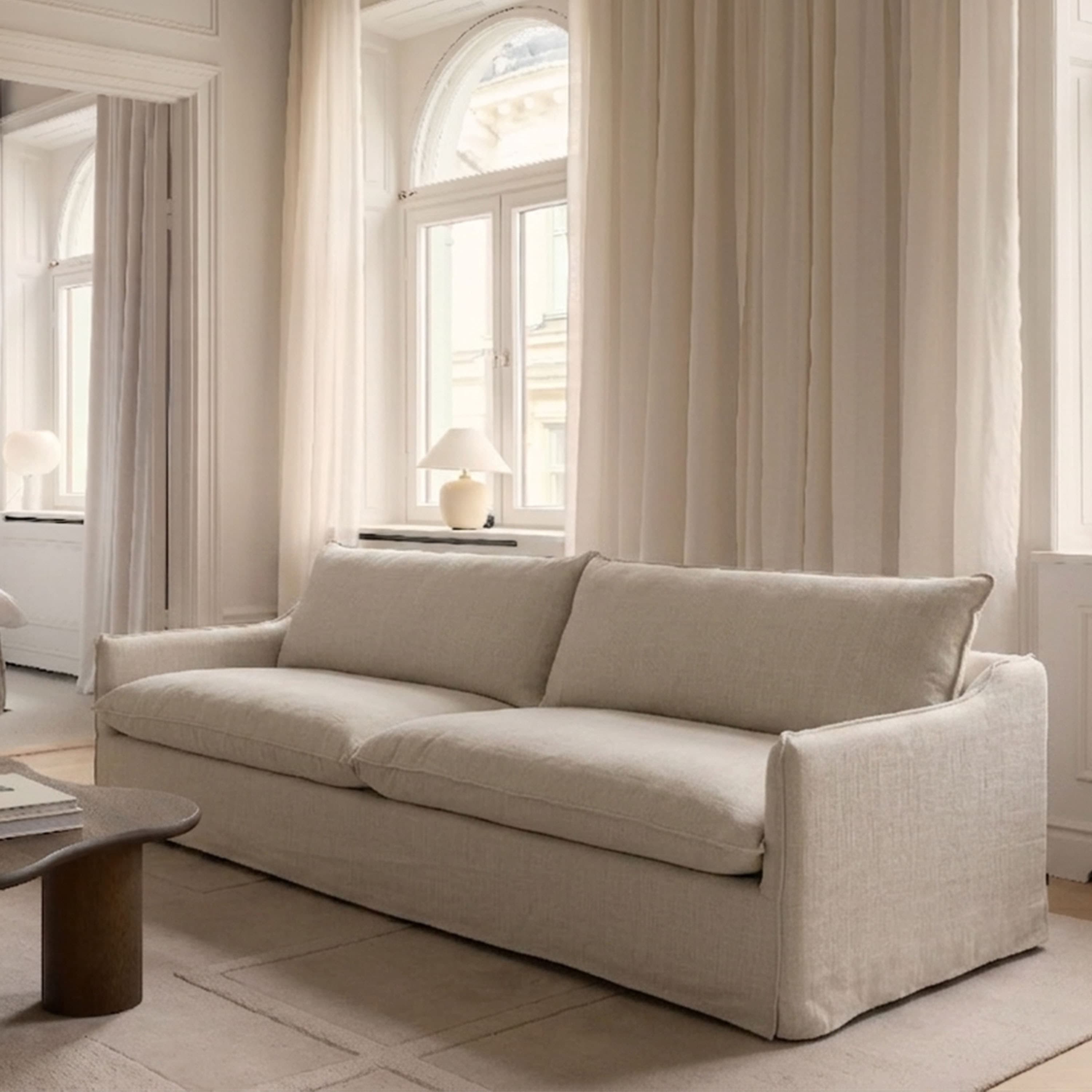 Grace 4-Sitzer Sofa Light Linen 262 cm