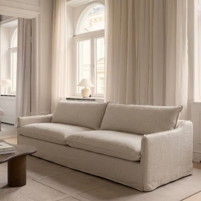 Grace 4-Sitzer Sofa Light Linen 262 cm