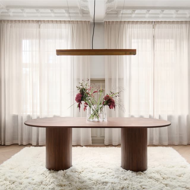 Adele Dining Table Walnut 220x100